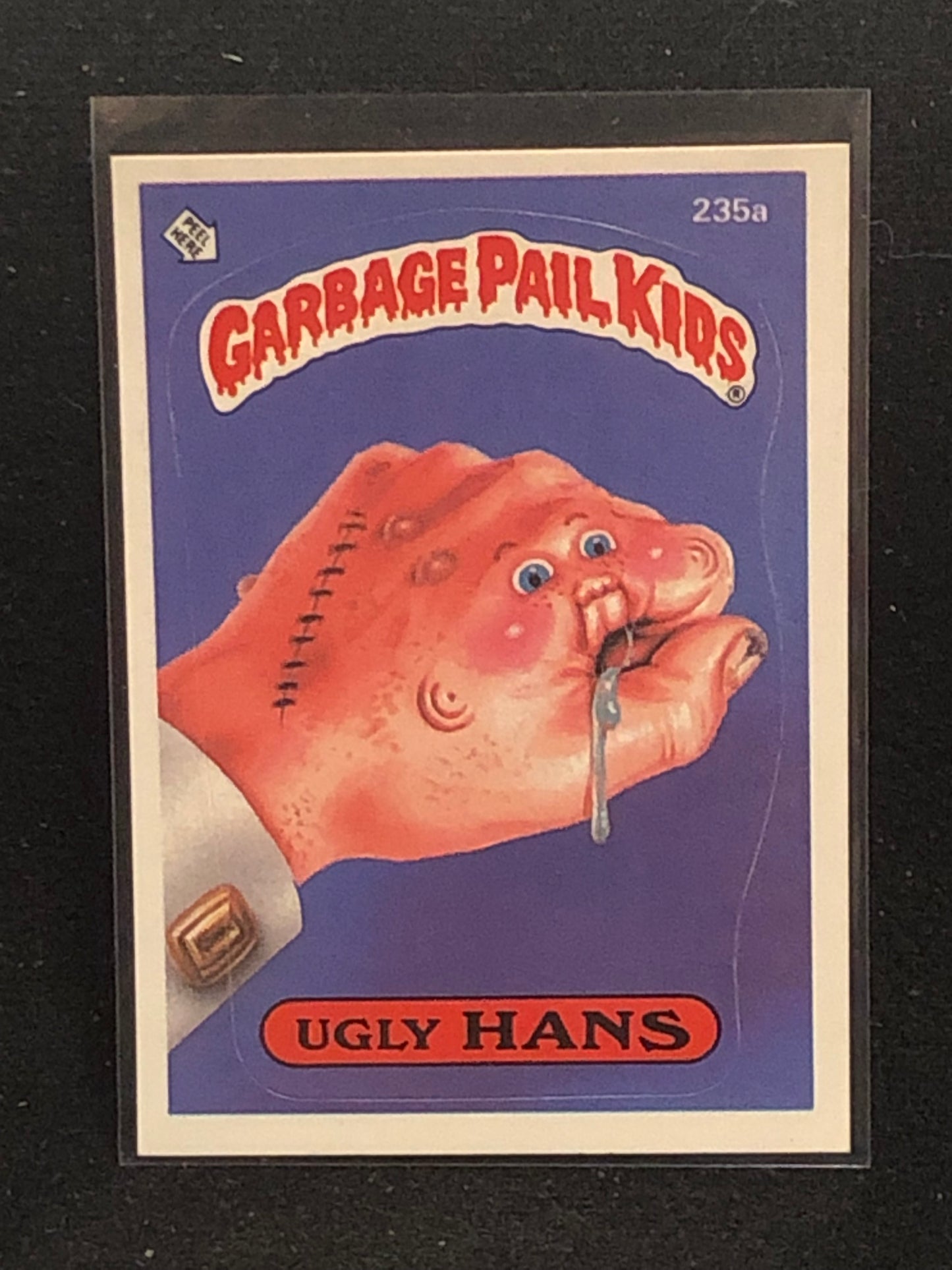 Garbage Pail Kids Original Series 6 (os6) 235a Ugly Hans