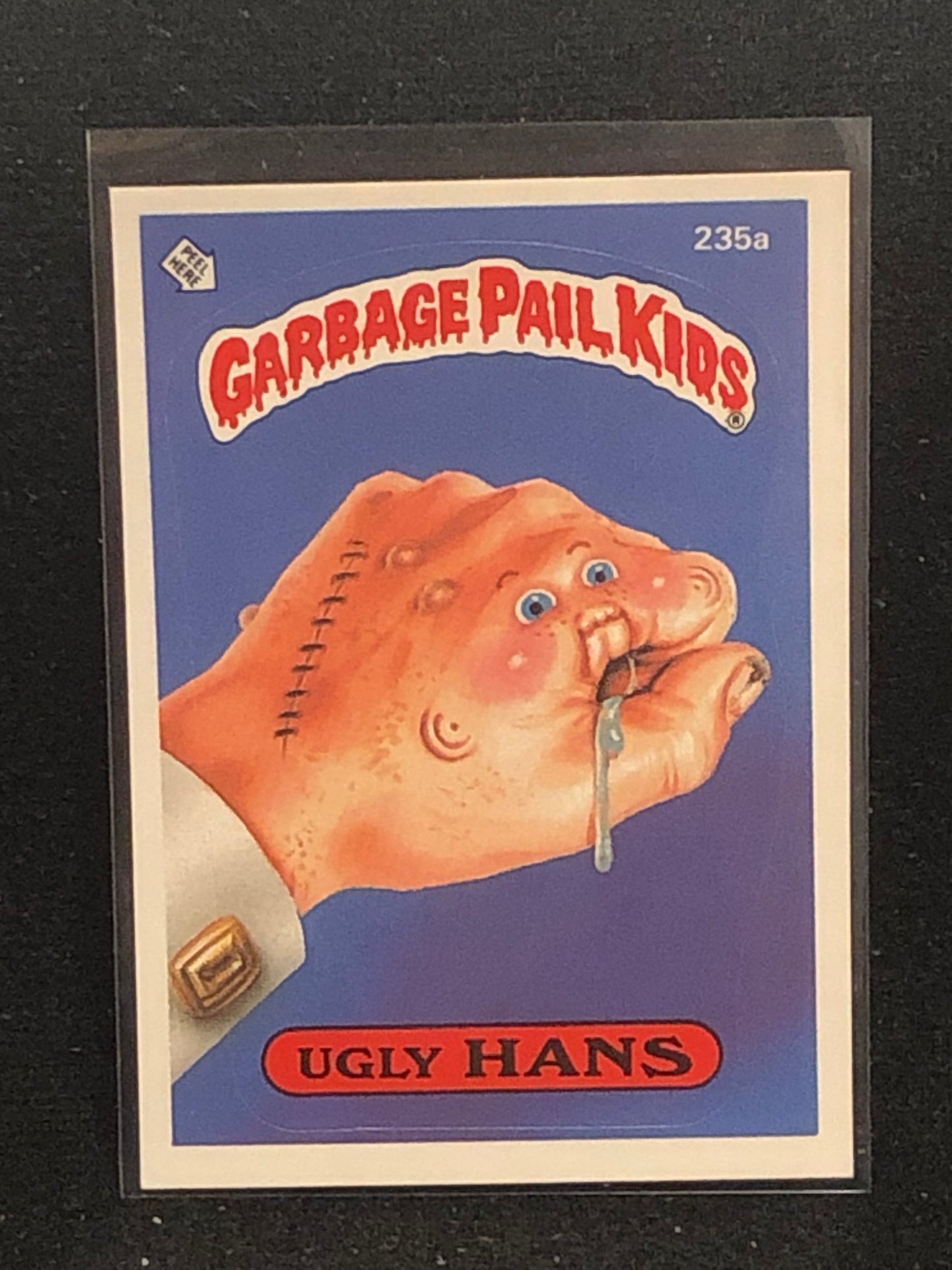 Garbage Pail Kids Original Series 6 (os6) 235a Ugly Hans