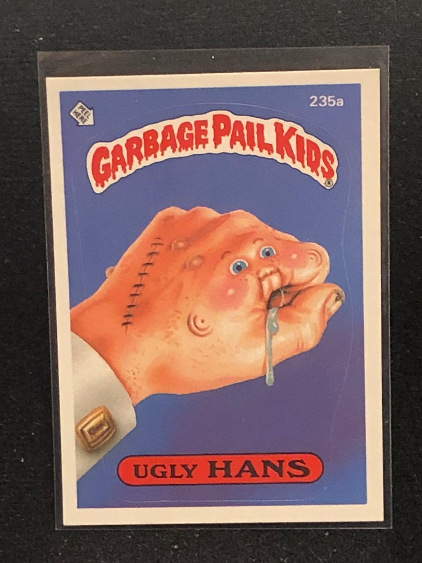 Garbage Pail Kids Original Series 6 (os6) 235a Ugly Hans