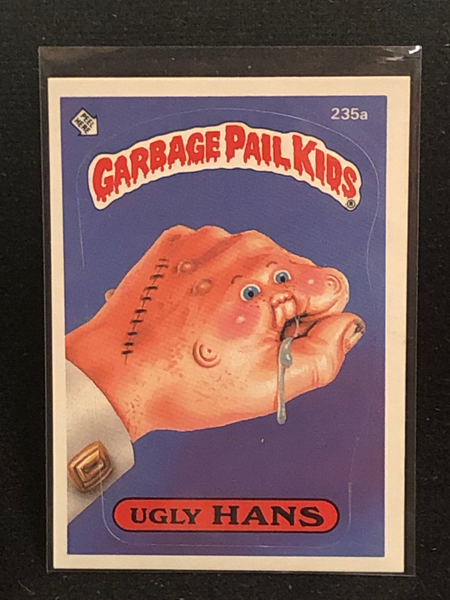 Garbage Pail Kids Original Series 6 (os6) 235a Ugly Hans