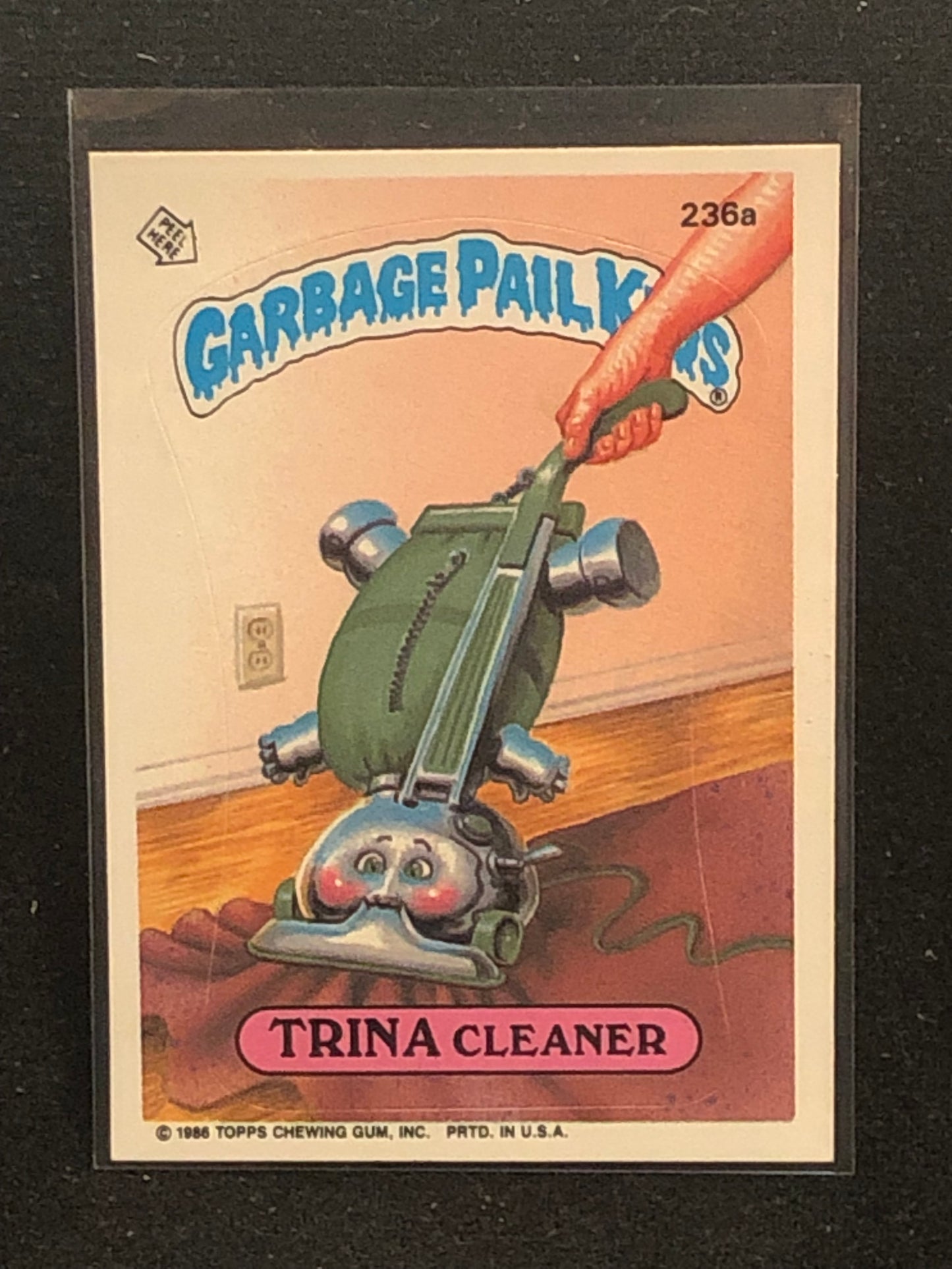 Garbage Pail Kids Original Series 6 (os6) 236a Trina Cleaner