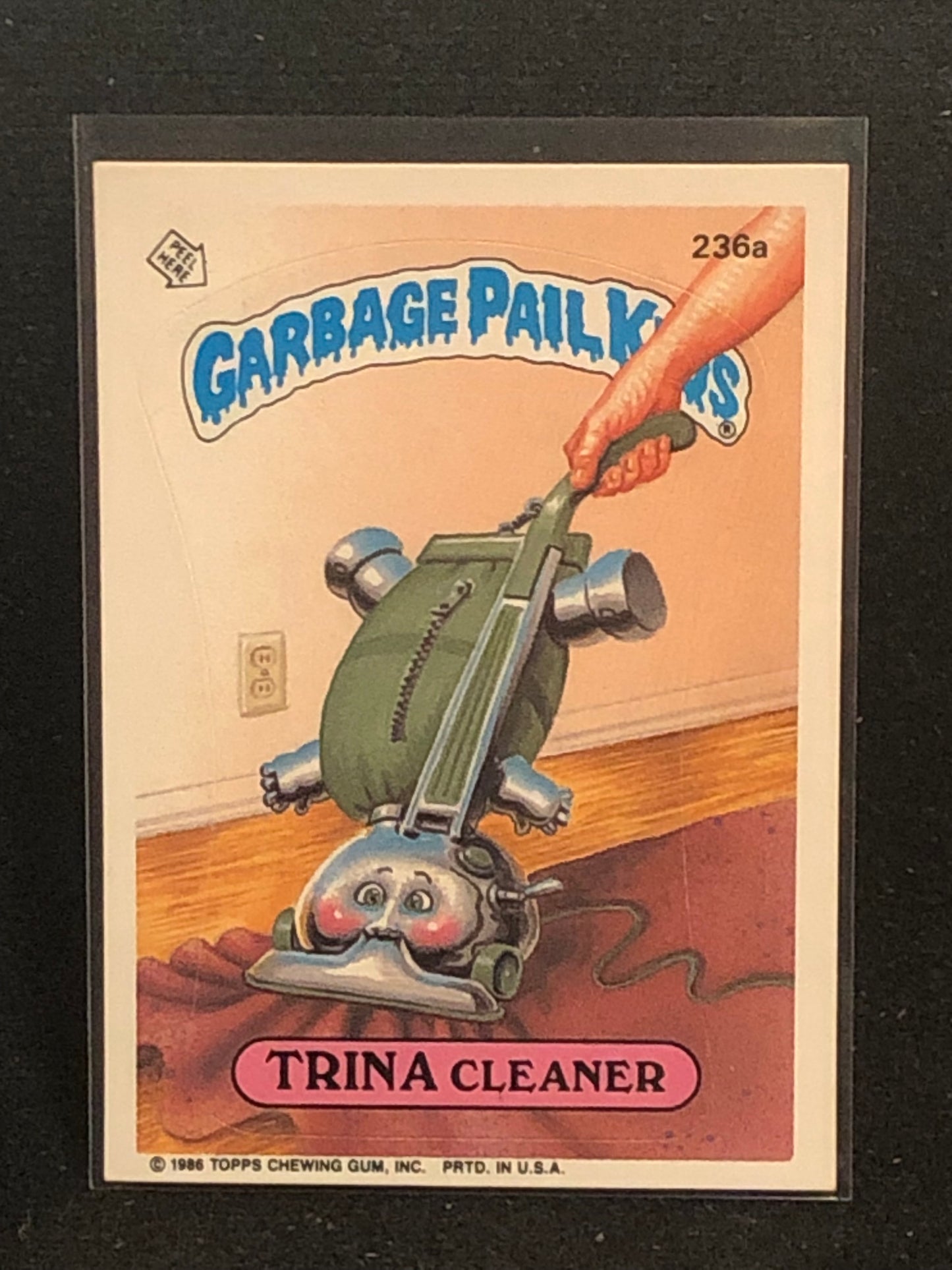 Garbage Pail Kids Original Series 6 (os6) 236a Trina Cleaner