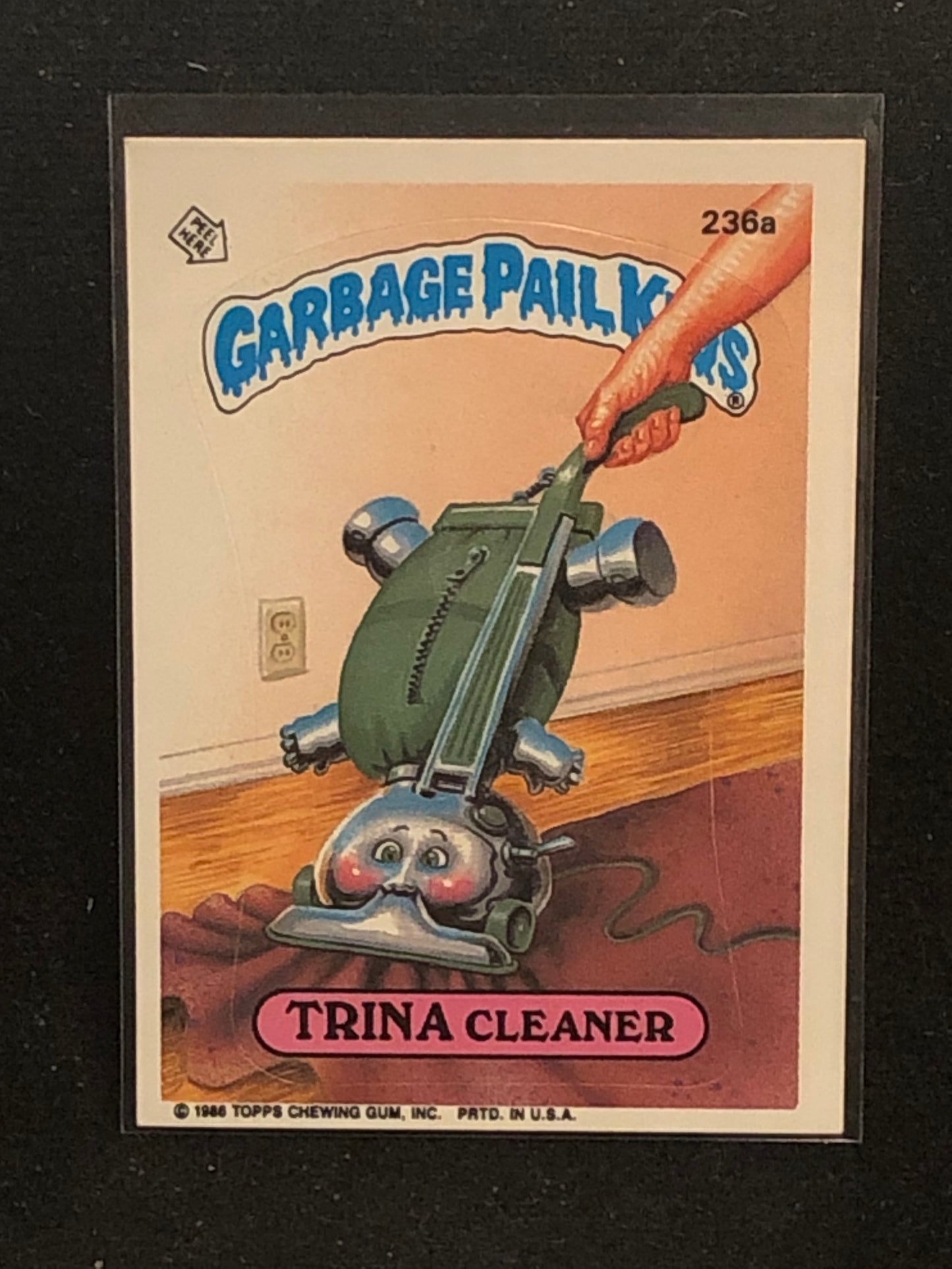 Garbage Pail Kids Original Series 6 (os6) 236a Trina Cleaner