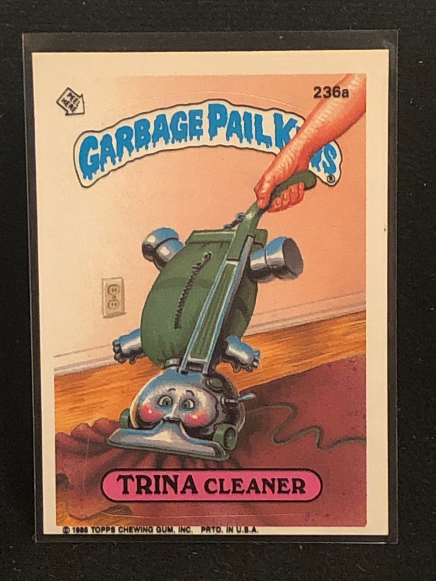 Garbage Pail Kids Original Series 6 (os6) 236a Trina Cleaner