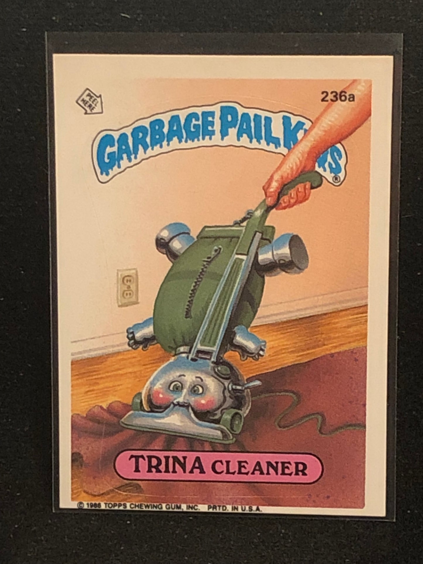 Garbage Pail Kids Original Series 6 (os6) 236a Trina Cleaner