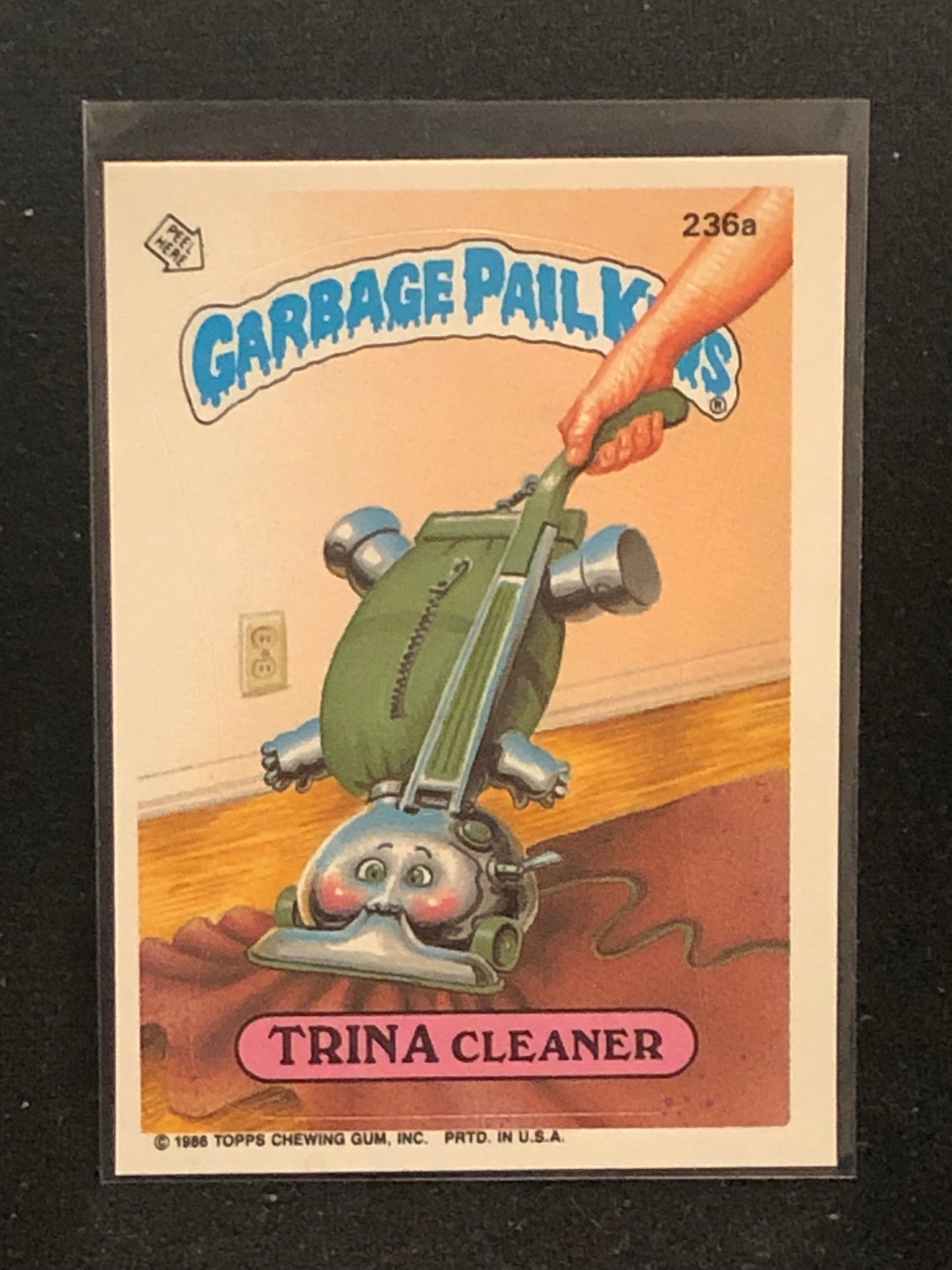 Garbage Pail Kids Original Series 6 (os6) 236a Trina Cleaner