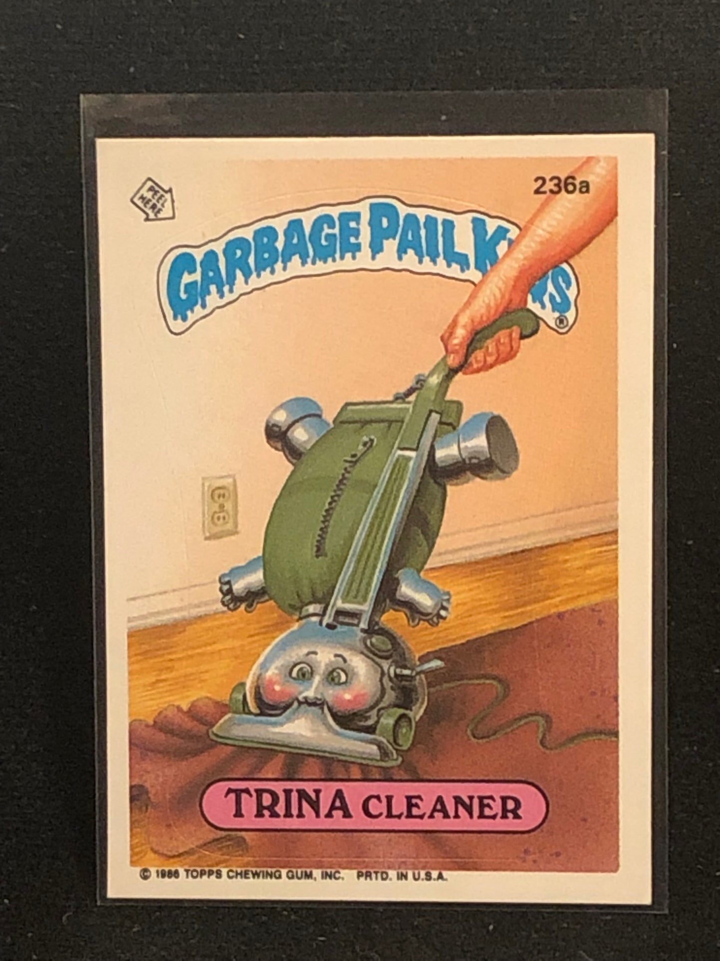 Garbage Pail Kids Original Series 6 (os6) 236a Trina Cleaner