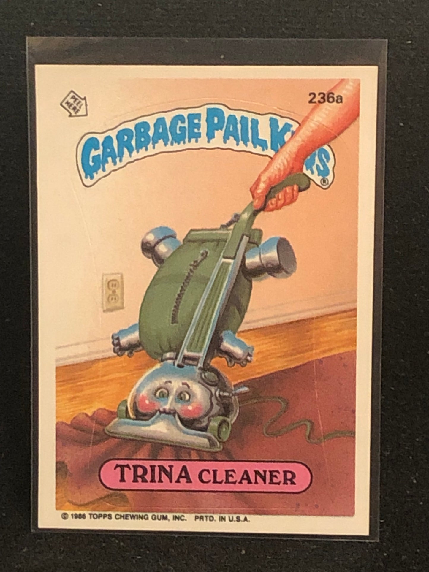 Garbage Pail Kids Original Series 6 (os6) 236a Trina Cleaner