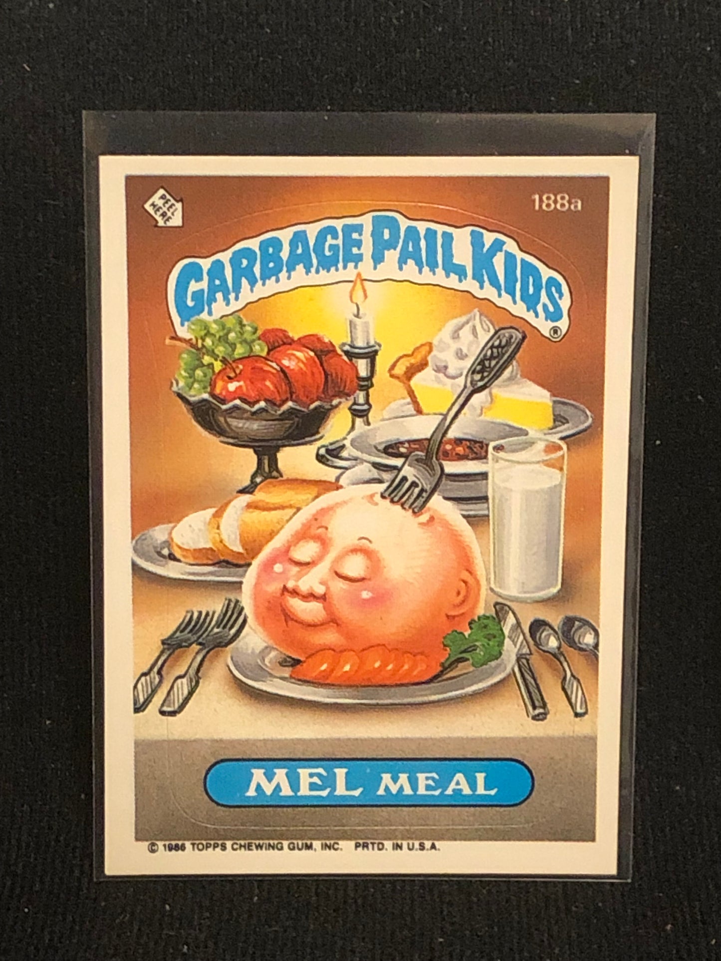 Garbage Pail Kids Original Series 5 (os5) 188a Mel Meal