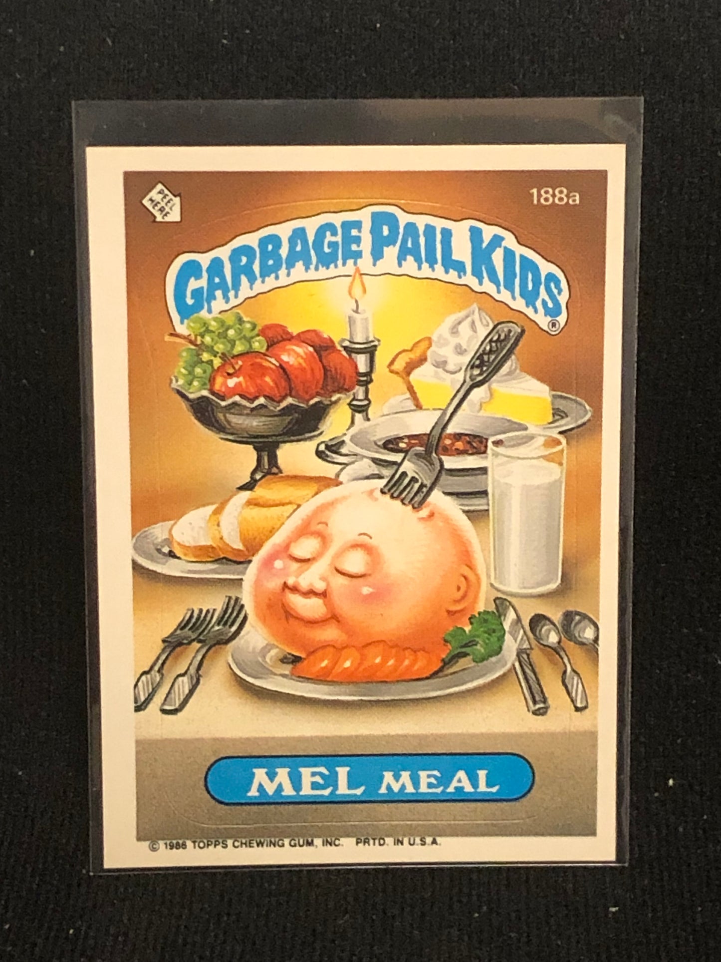 Garbage Pail Kids Original Series 5 (os5) 188a Mel Meal