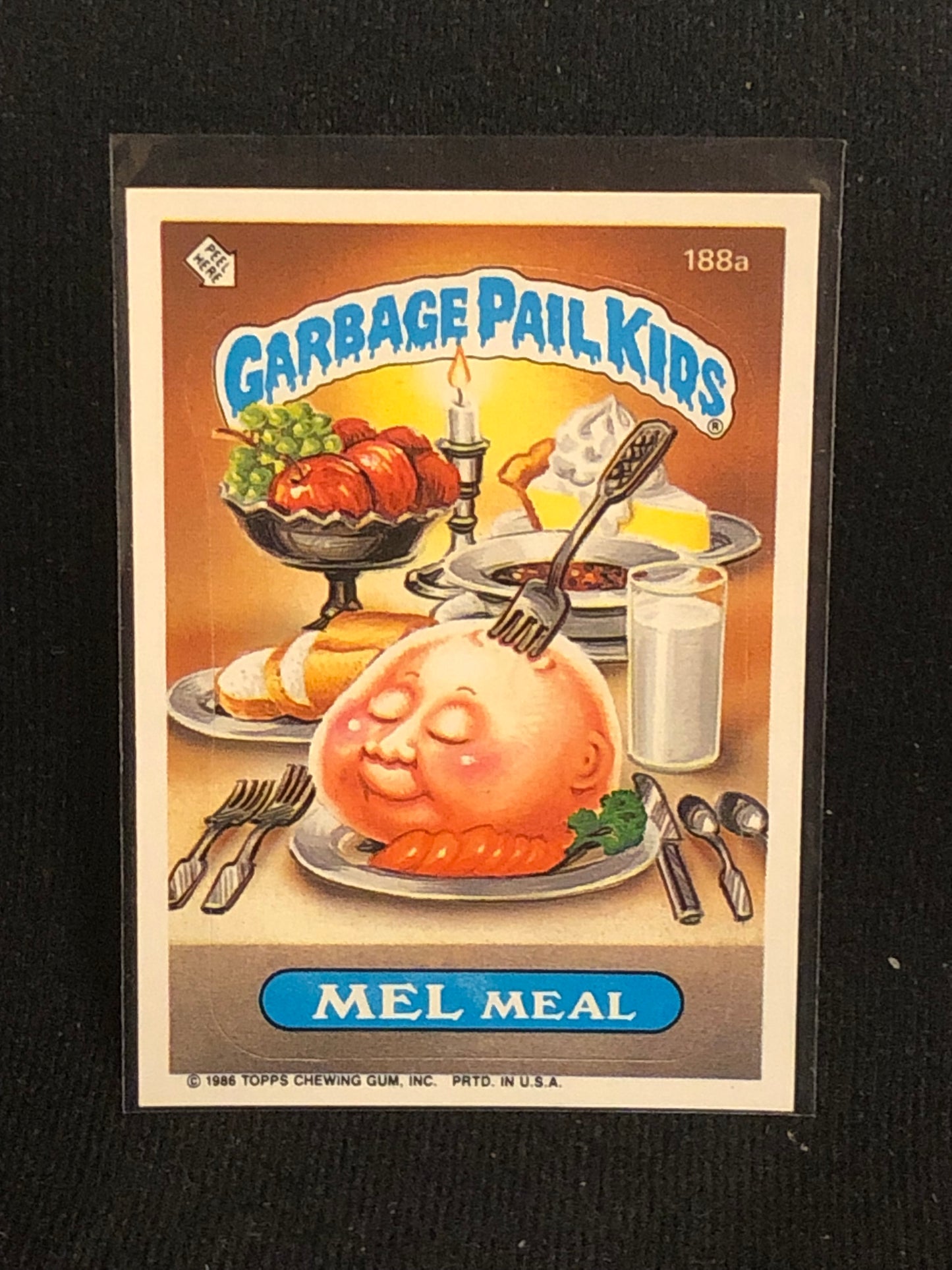 Garbage Pail Kids Original Series 5 (os5) 188a Mel Meal