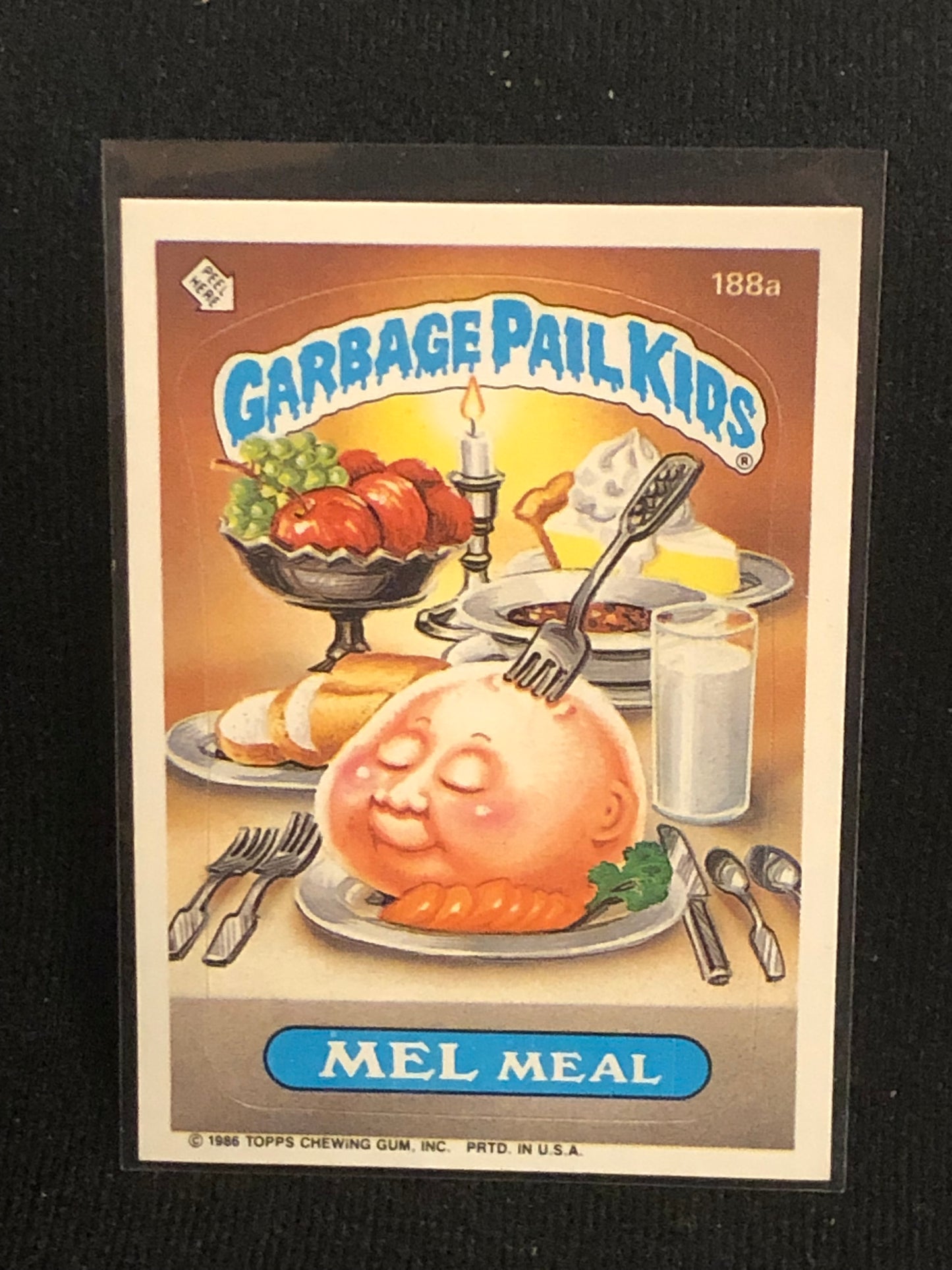 Garbage Pail Kids Original Series 5 (os5) 188a Mel Meal