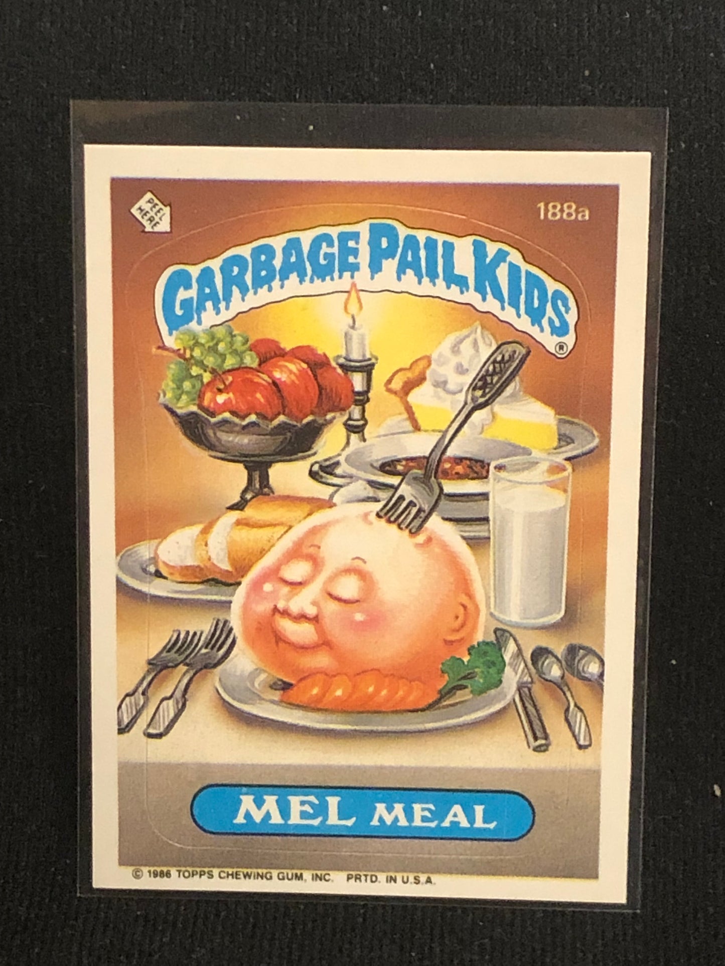 Garbage Pail Kids Original Series 5 (os5) 188a Mel Meal