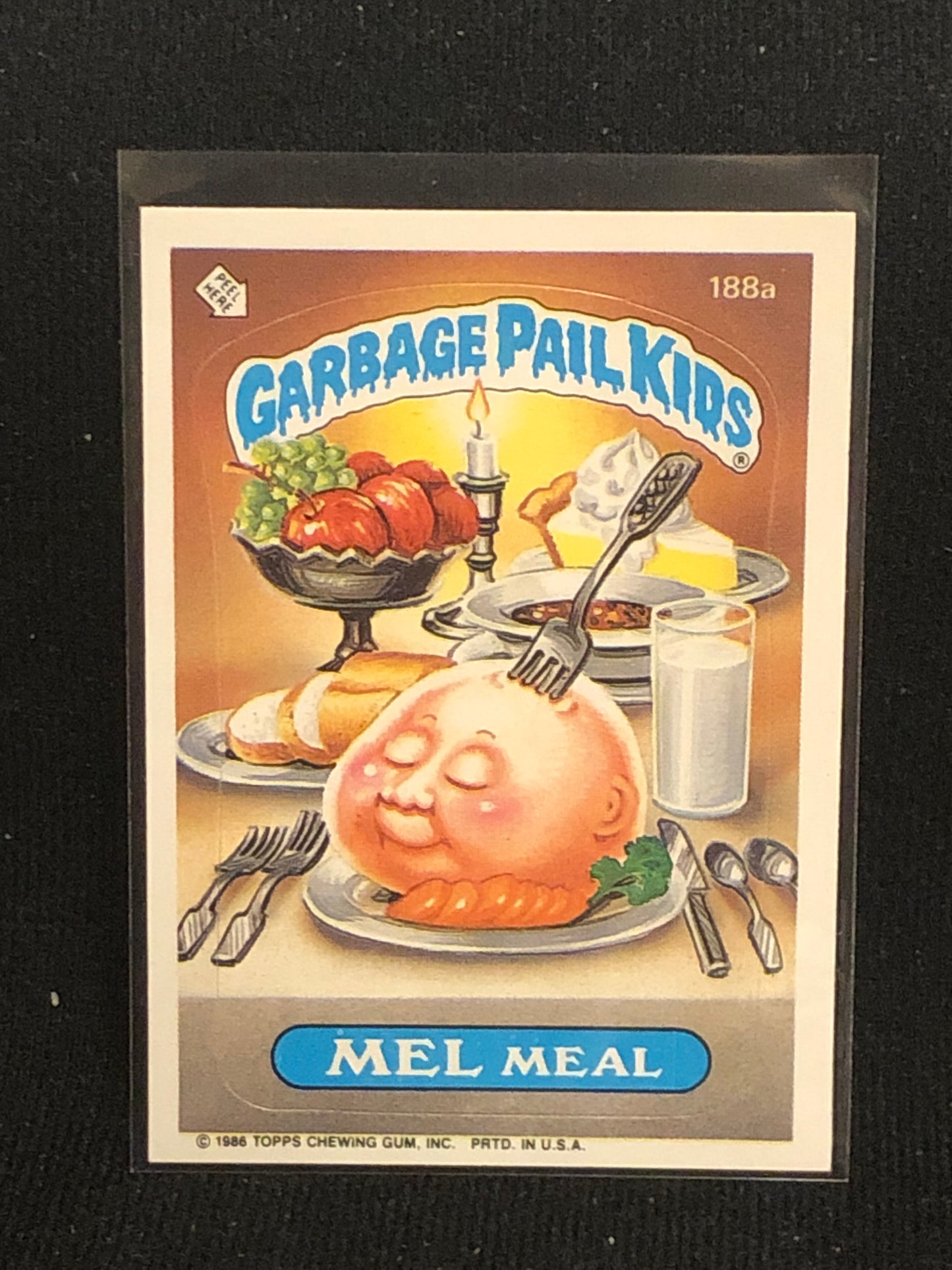 Garbage Pail Kids Original Series 5 (os5) 188a Mel Meal