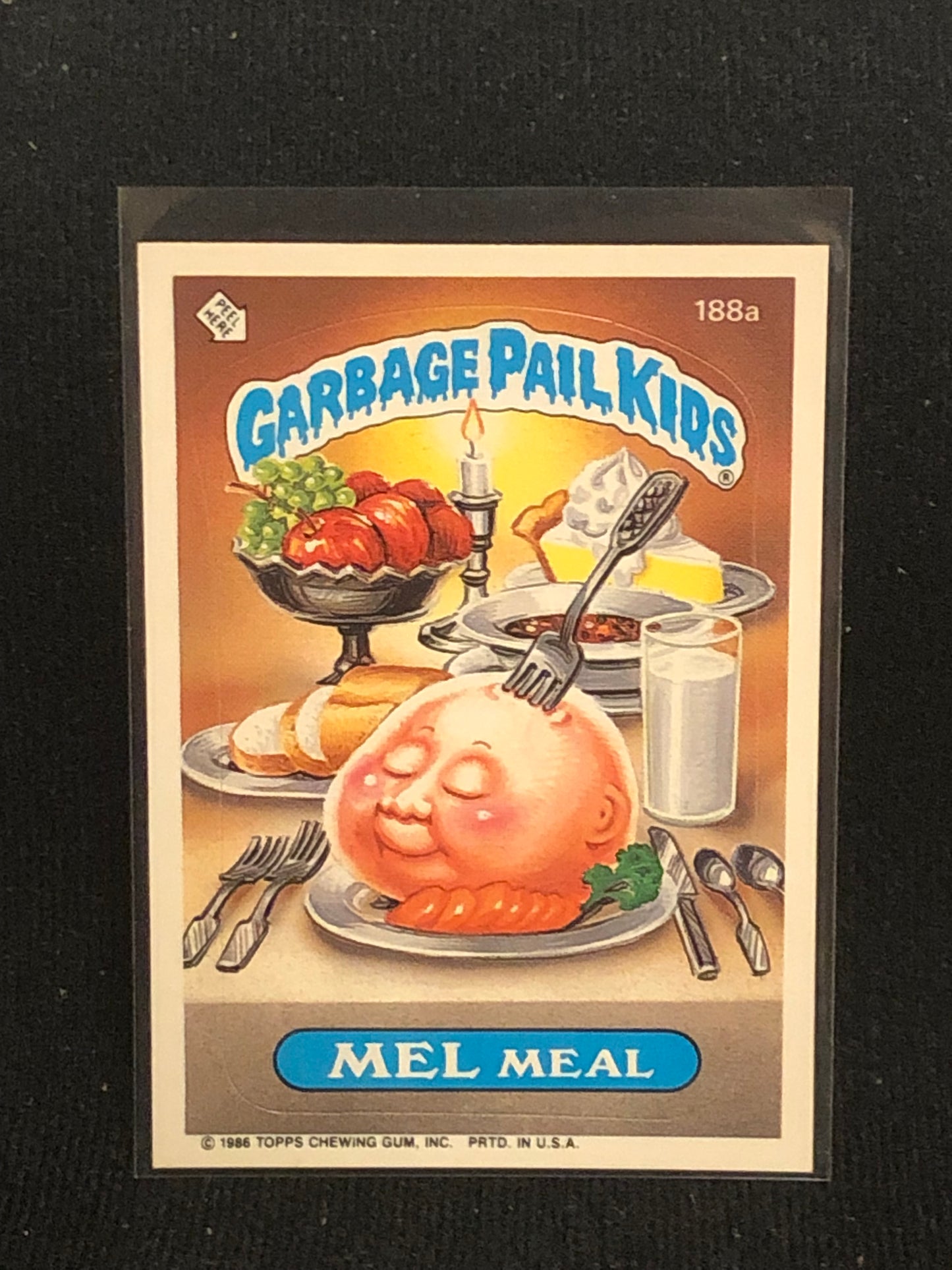 Garbage Pail Kids Original Series 5 (os5) 188a Mel Meal