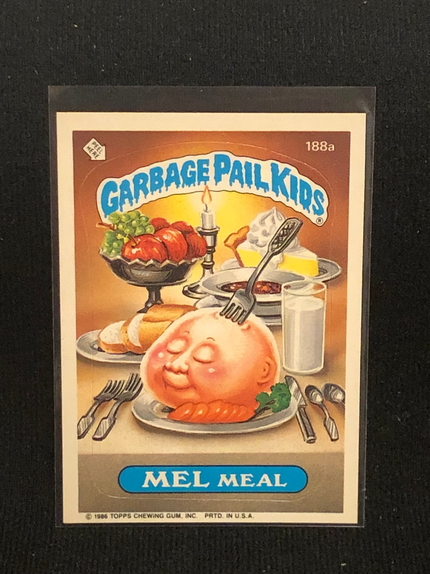 Garbage Pail Kids Original Series 5 (os5) 188a Mel Meal