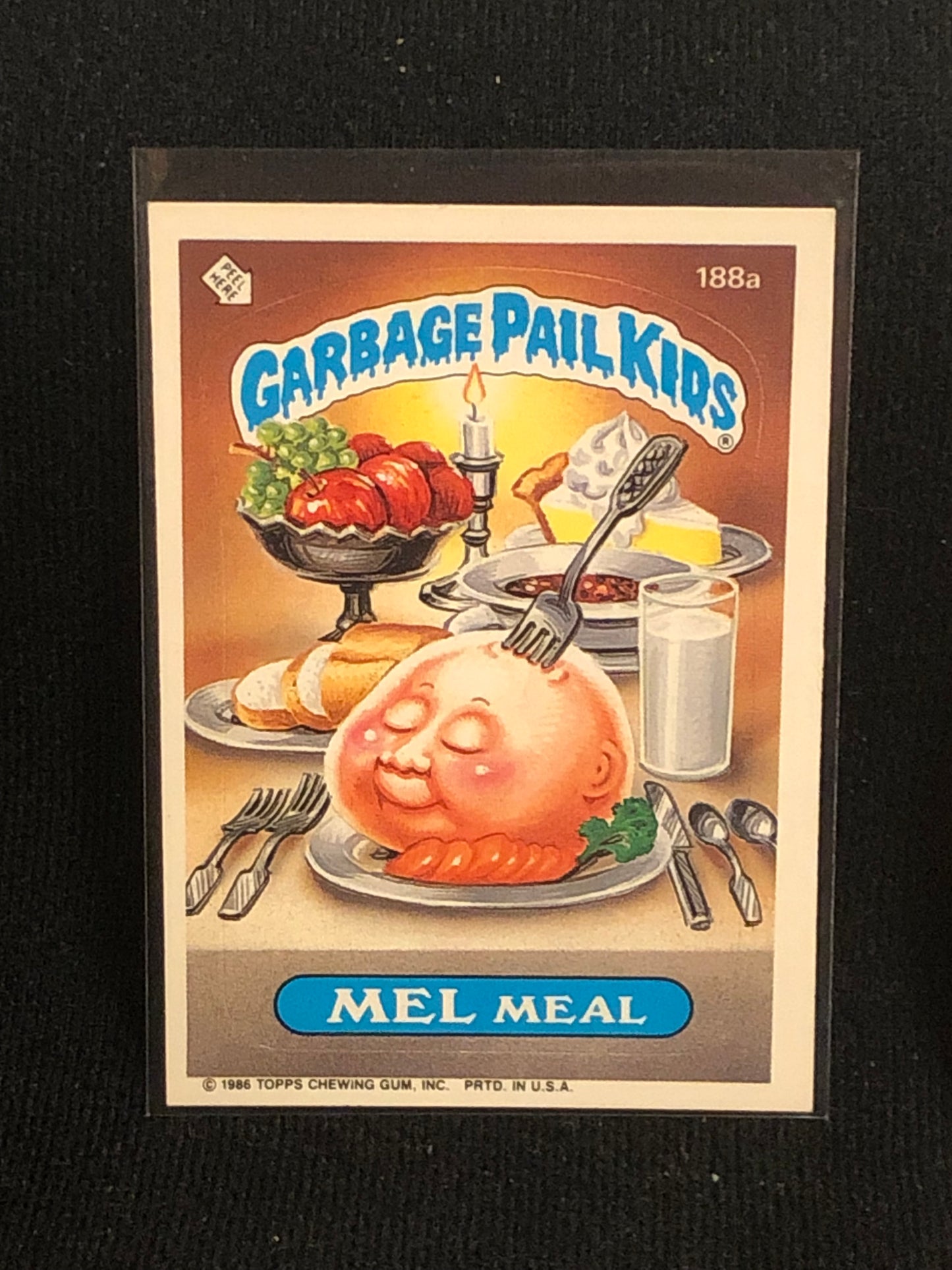 Garbage Pail Kids Original Series 5 (os5) 188a Mel Meal