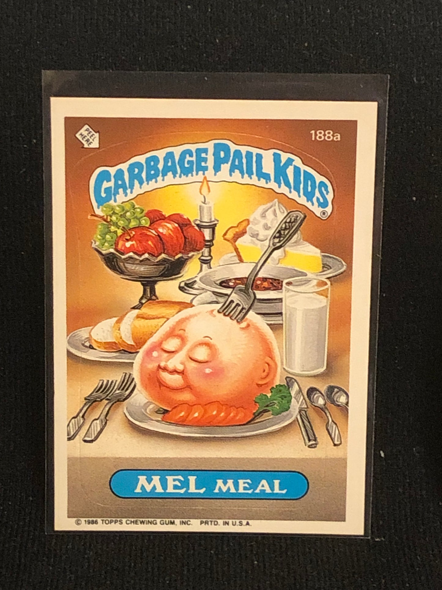 Garbage Pail Kids Original Series 5 (os5) 188a Mel Meal