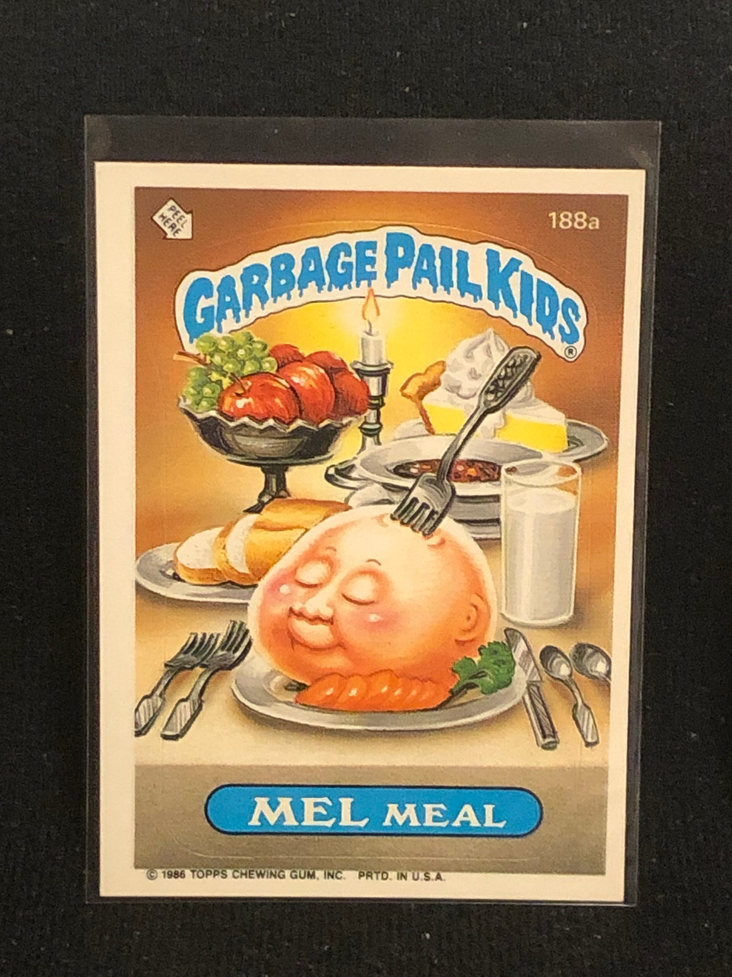 Garbage Pail Kids Original Series 5 (os5) 188a Mel Meal