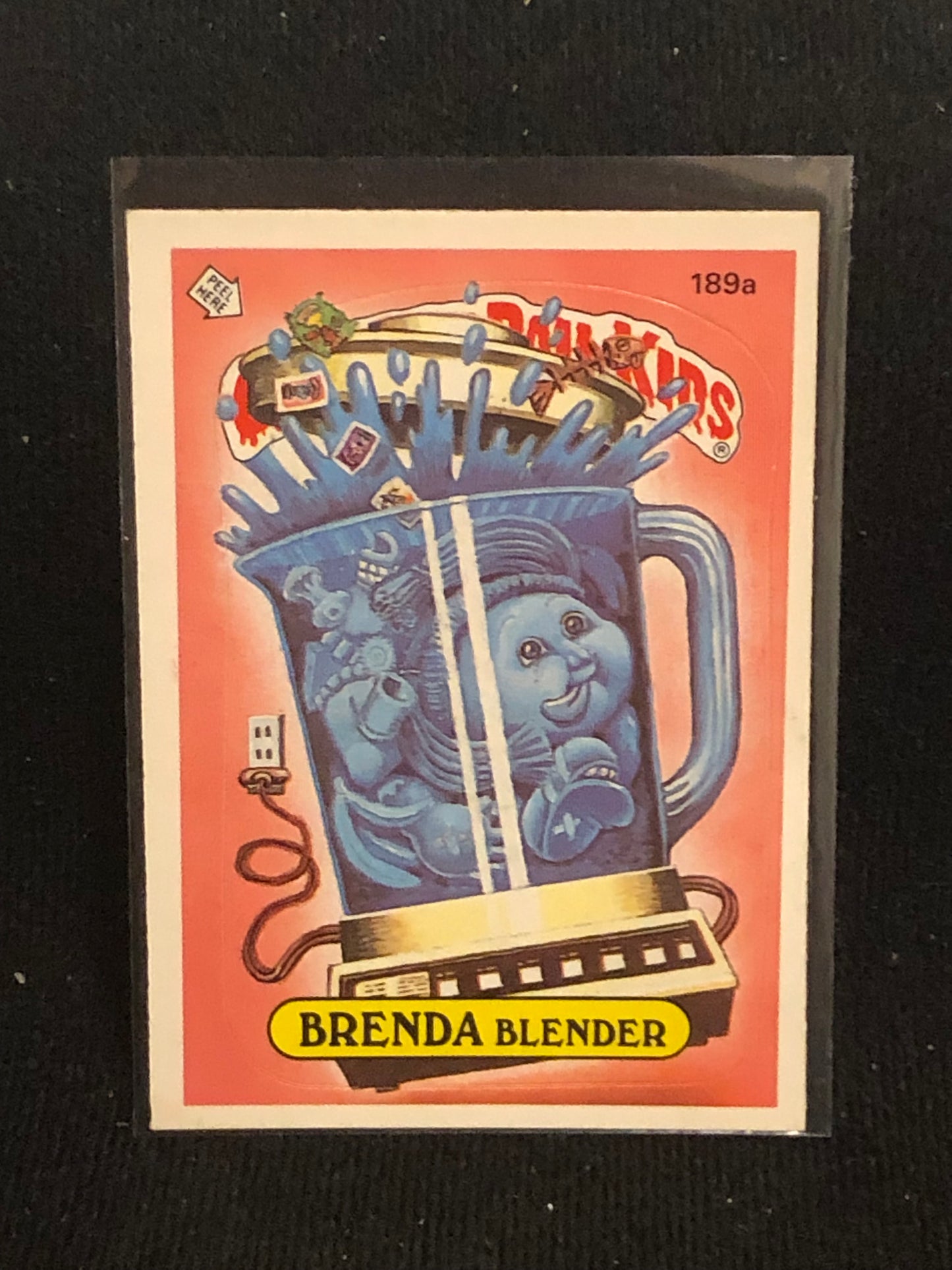 Garbage Pail Kids Original Series 5 (os5) 189a Brenda Blender