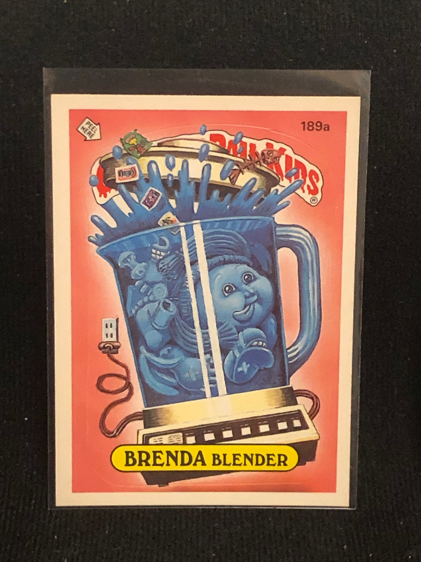 Garbage Pail Kids Original Series 5 (os5) 189a Brenda Blender