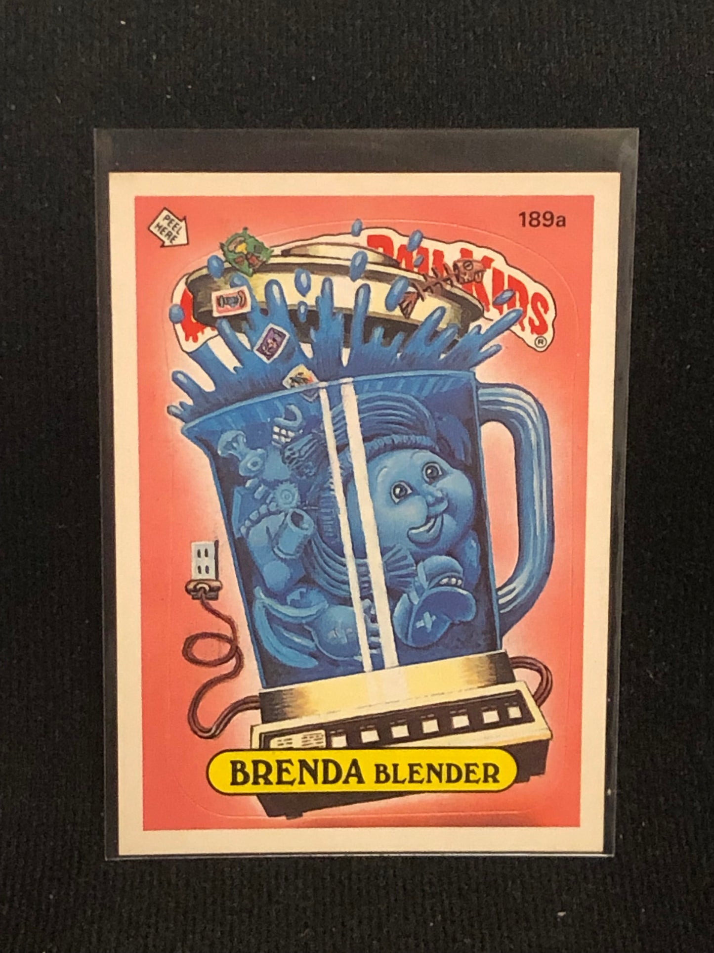 Garbage Pail Kids Original Series 5 (os5) 189a Brenda Blender