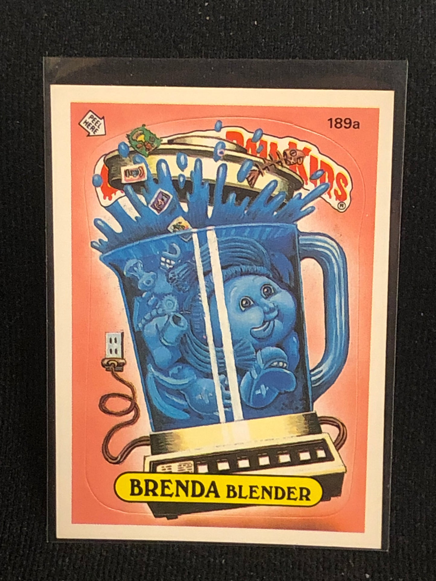 Garbage Pail Kids Original Series 5 (os5) 189a Brenda Blender