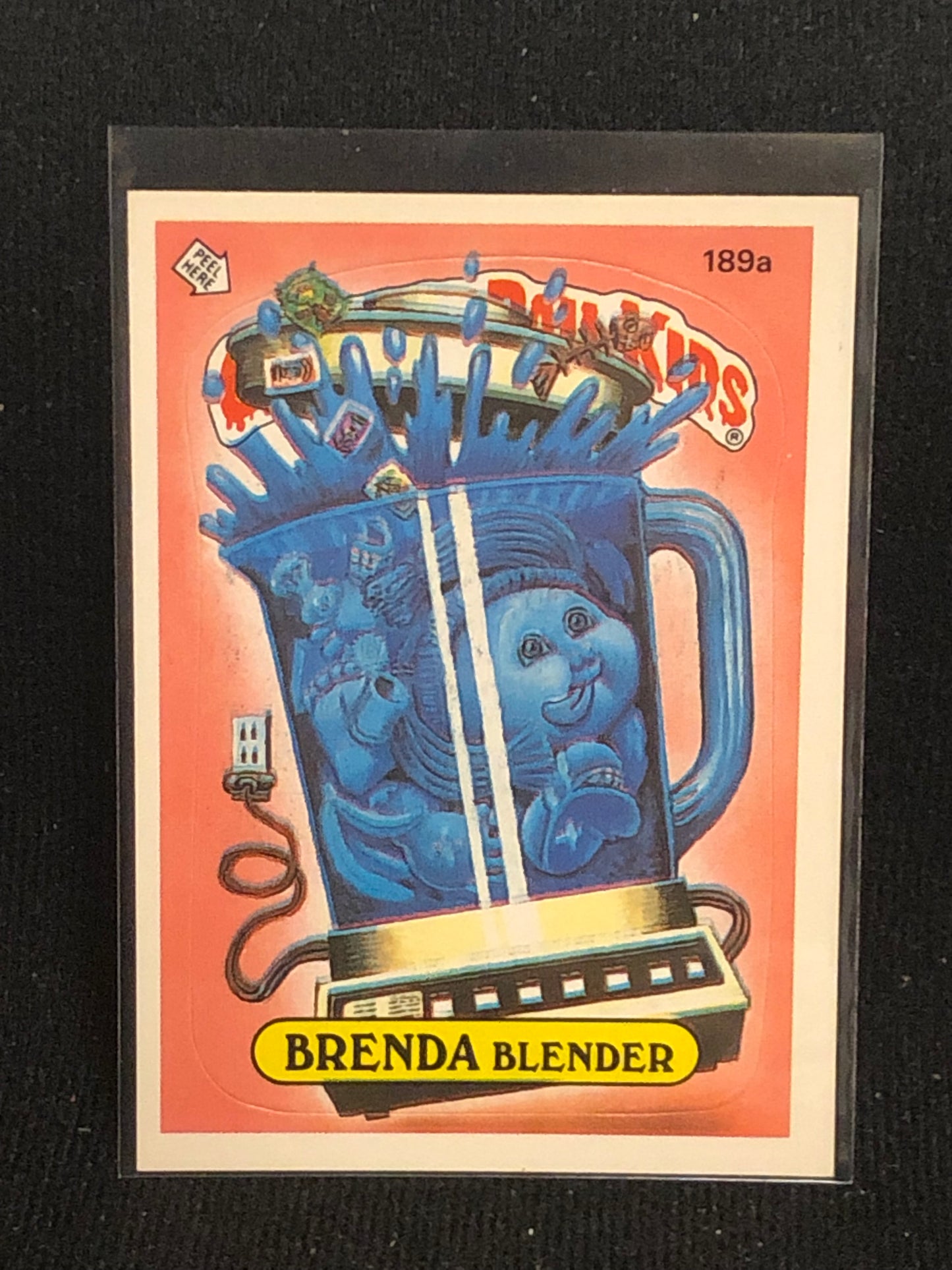 Garbage Pail Kids Original Series 5 (os5) 189a Brenda Blender