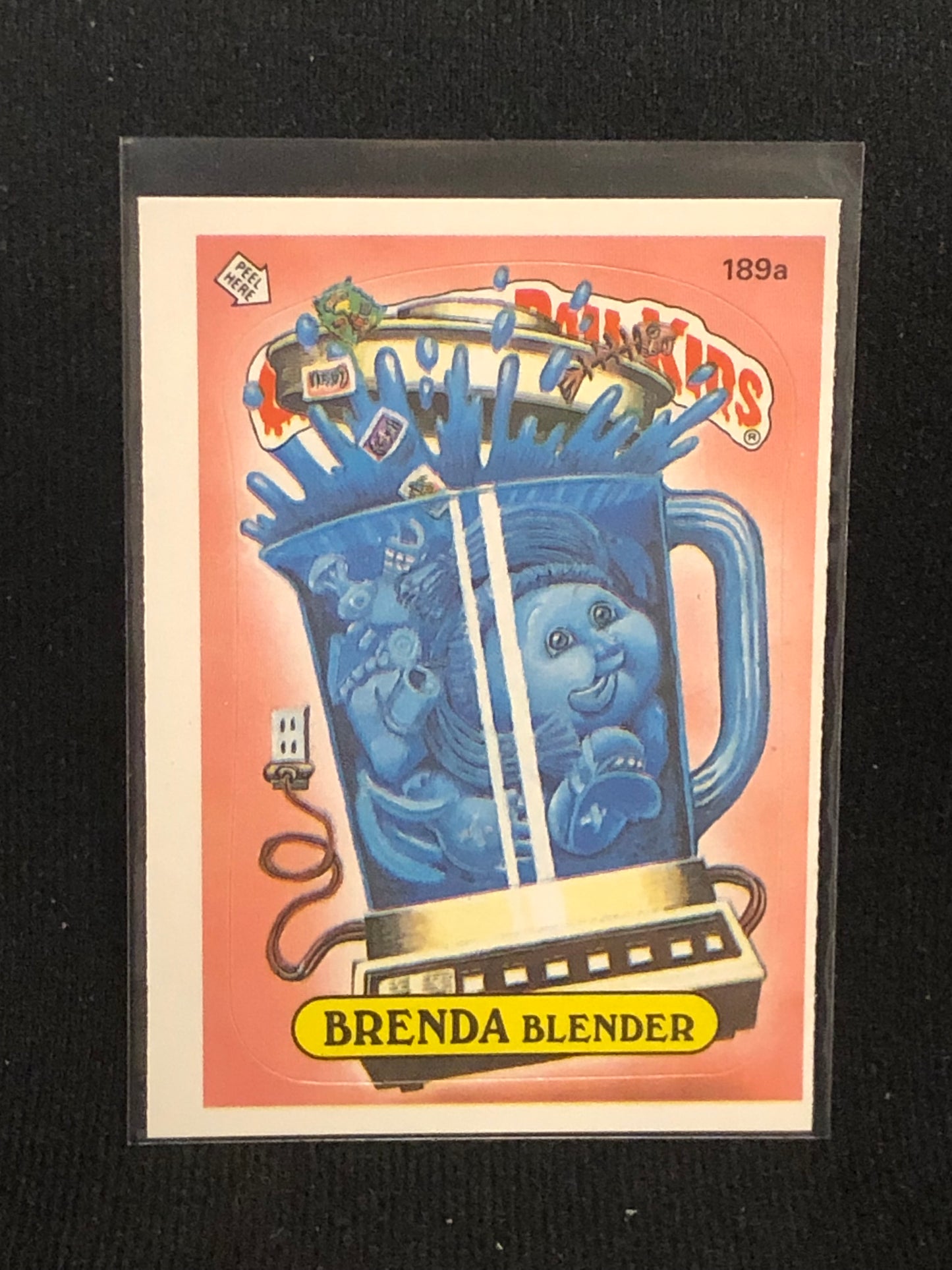 Garbage Pail Kids Original Series 5 (os5) 189a Brenda Blender