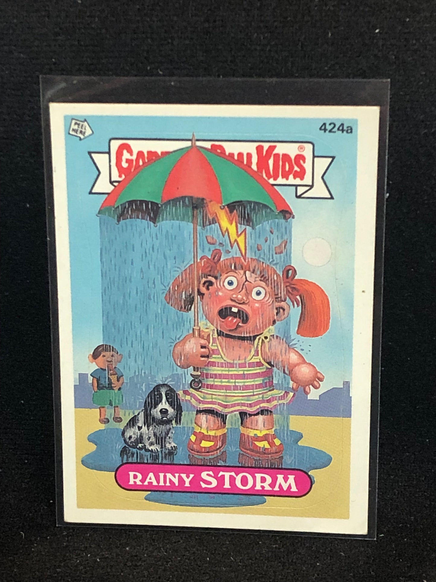 Garbage Pail Kids Original Series 11 (os11) 424a Rainy Storm