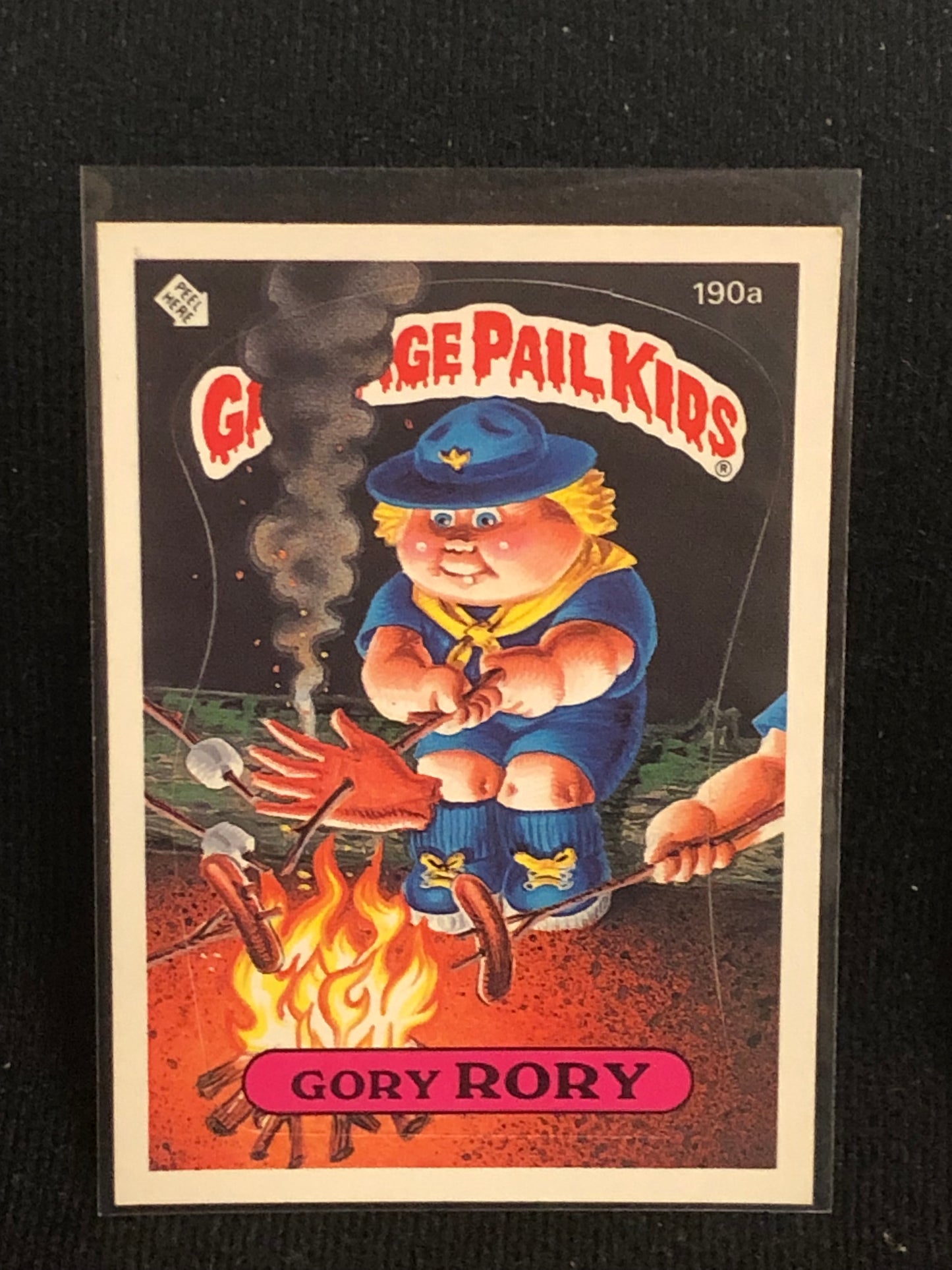 Garbage Pail Kids Original Series 5 (os5) 190a Gory Rory