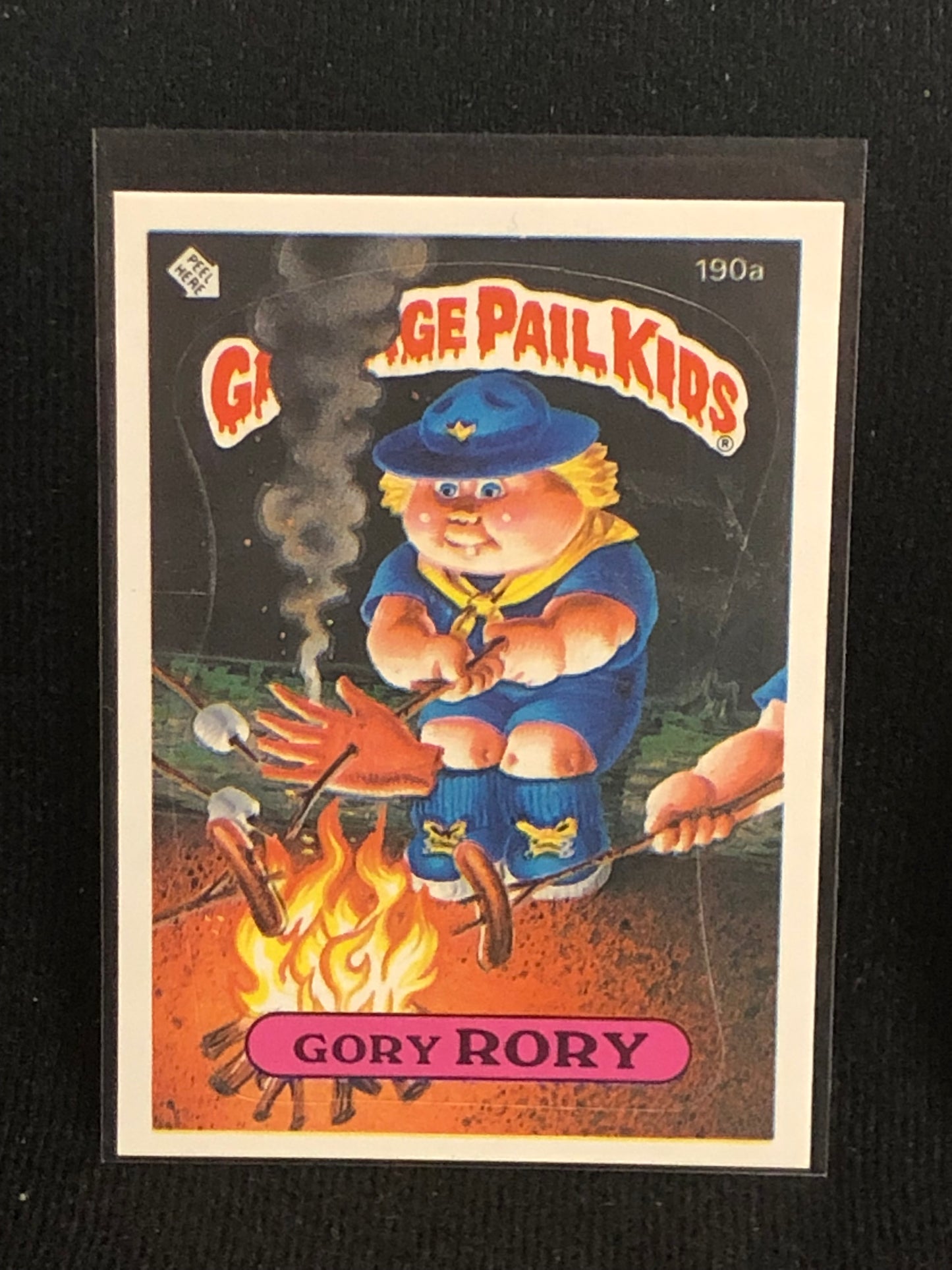 Garbage Pail Kids Original Series 5 (os5) 190a Gory Rory