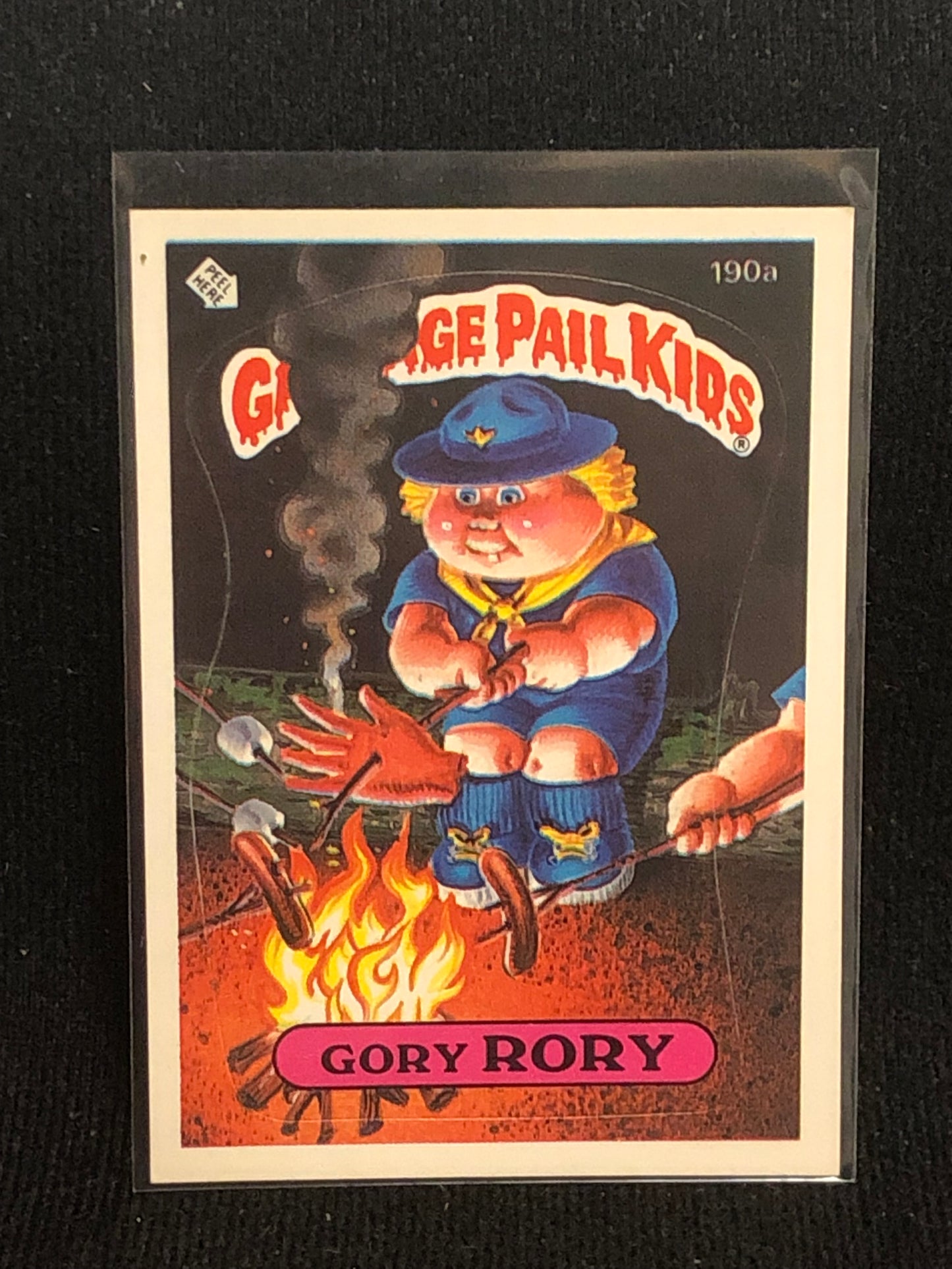 Garbage Pail Kids Original Series 5 (os5) 190a Gory Rory