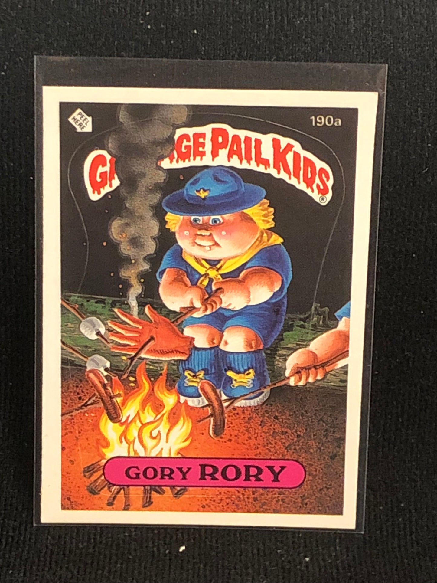 Garbage Pail Kids Original Series 5 (os5) 190a Gory Rory