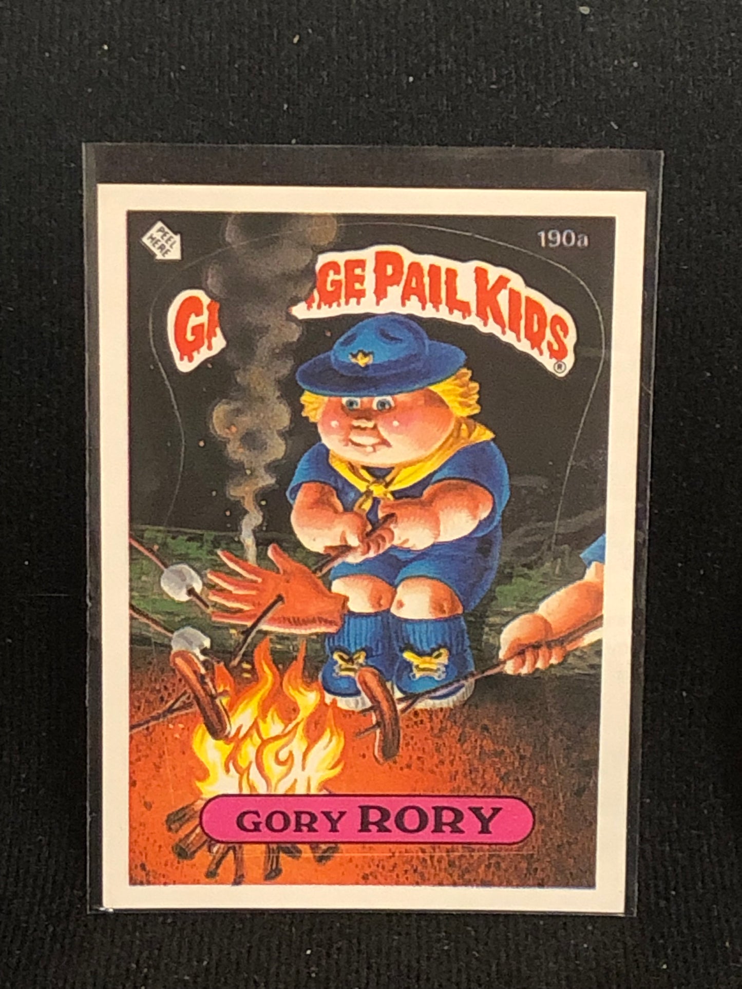 Garbage Pail Kids Original Series 5 (os5) 190a Gory Rory