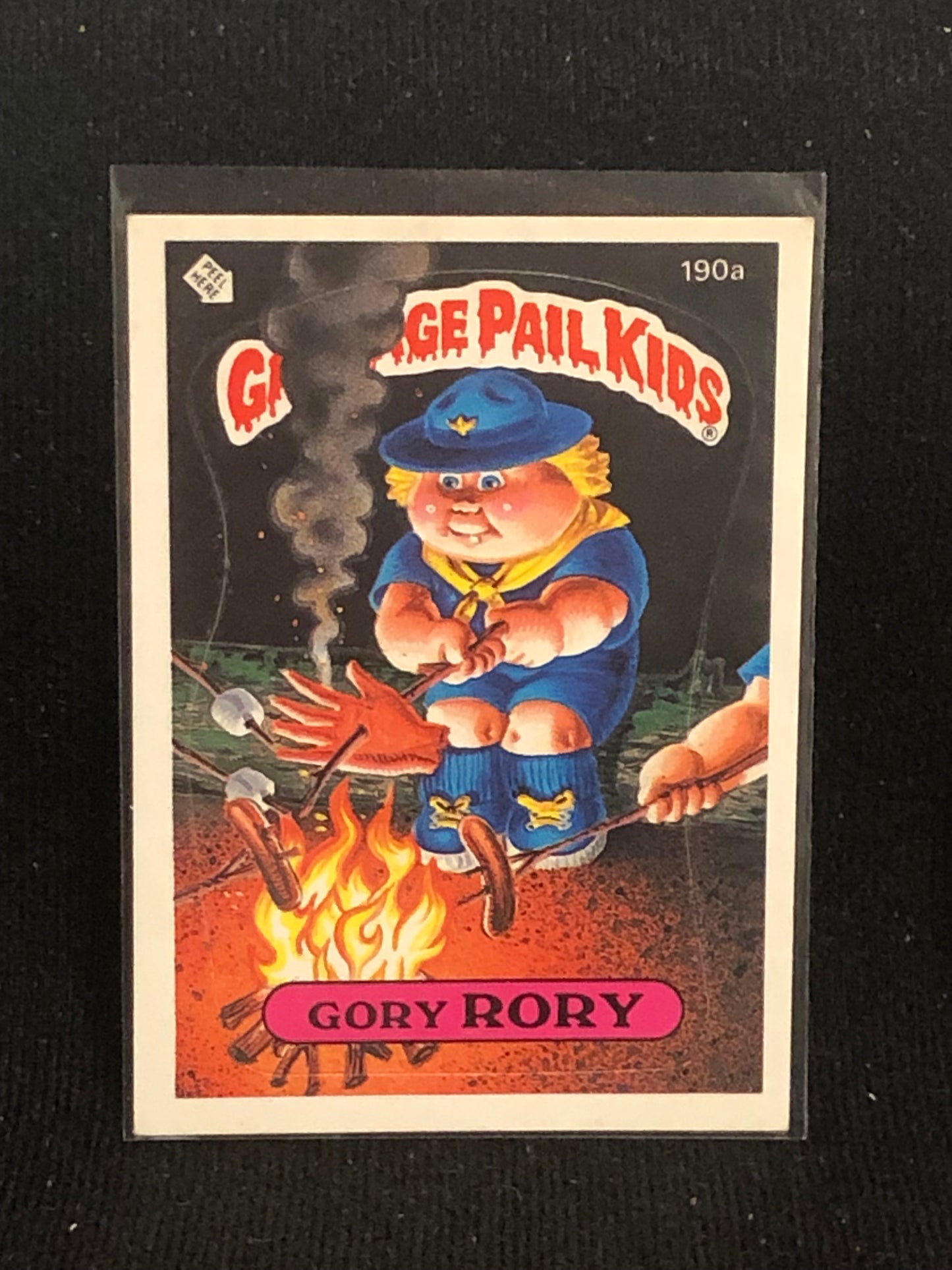 Garbage Pail Kids Original Series 5 (os5) 190a Gory Rory