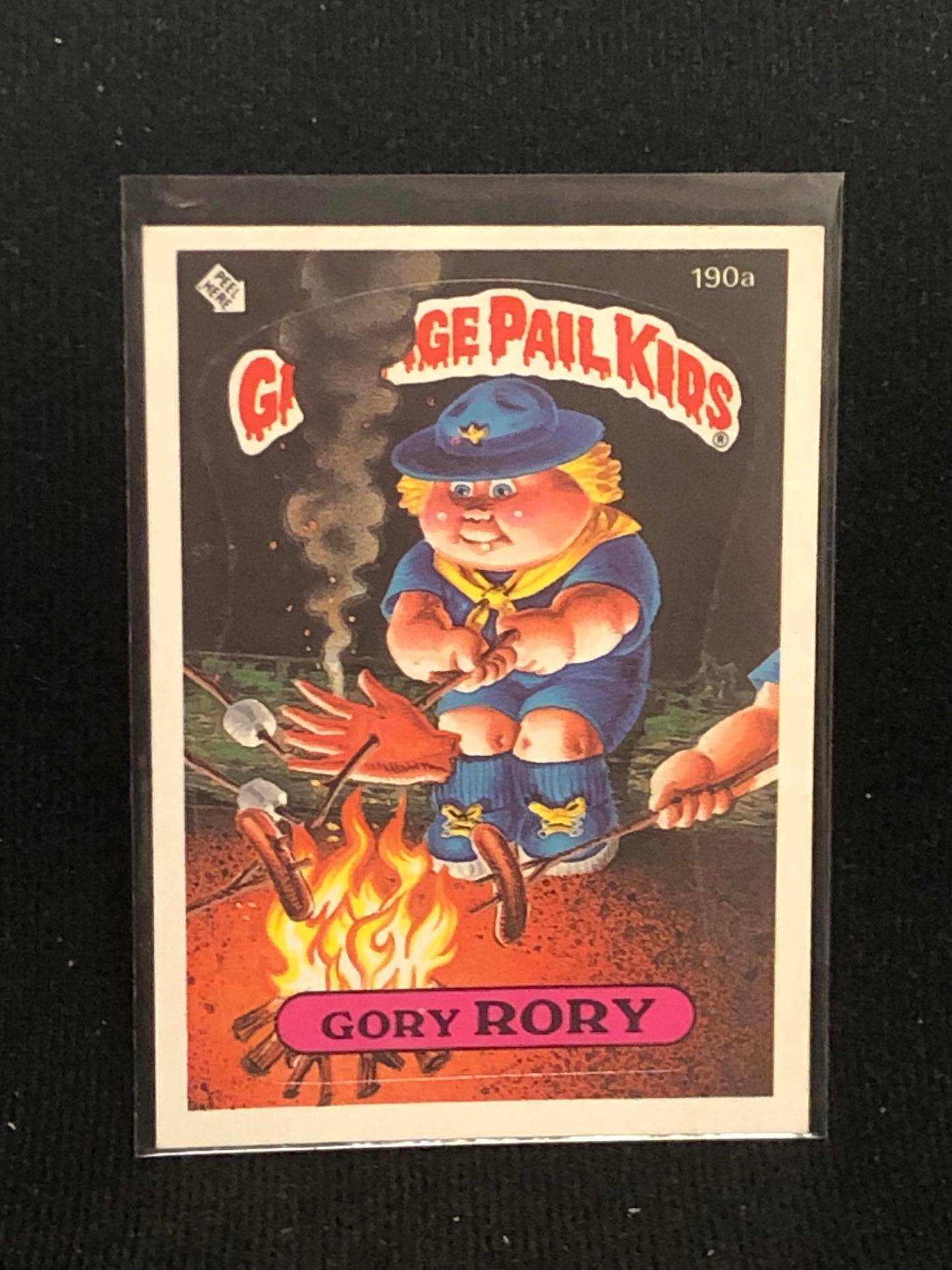 Garbage Pail Kids Original Series 5 (os5) 190a Gory Rory