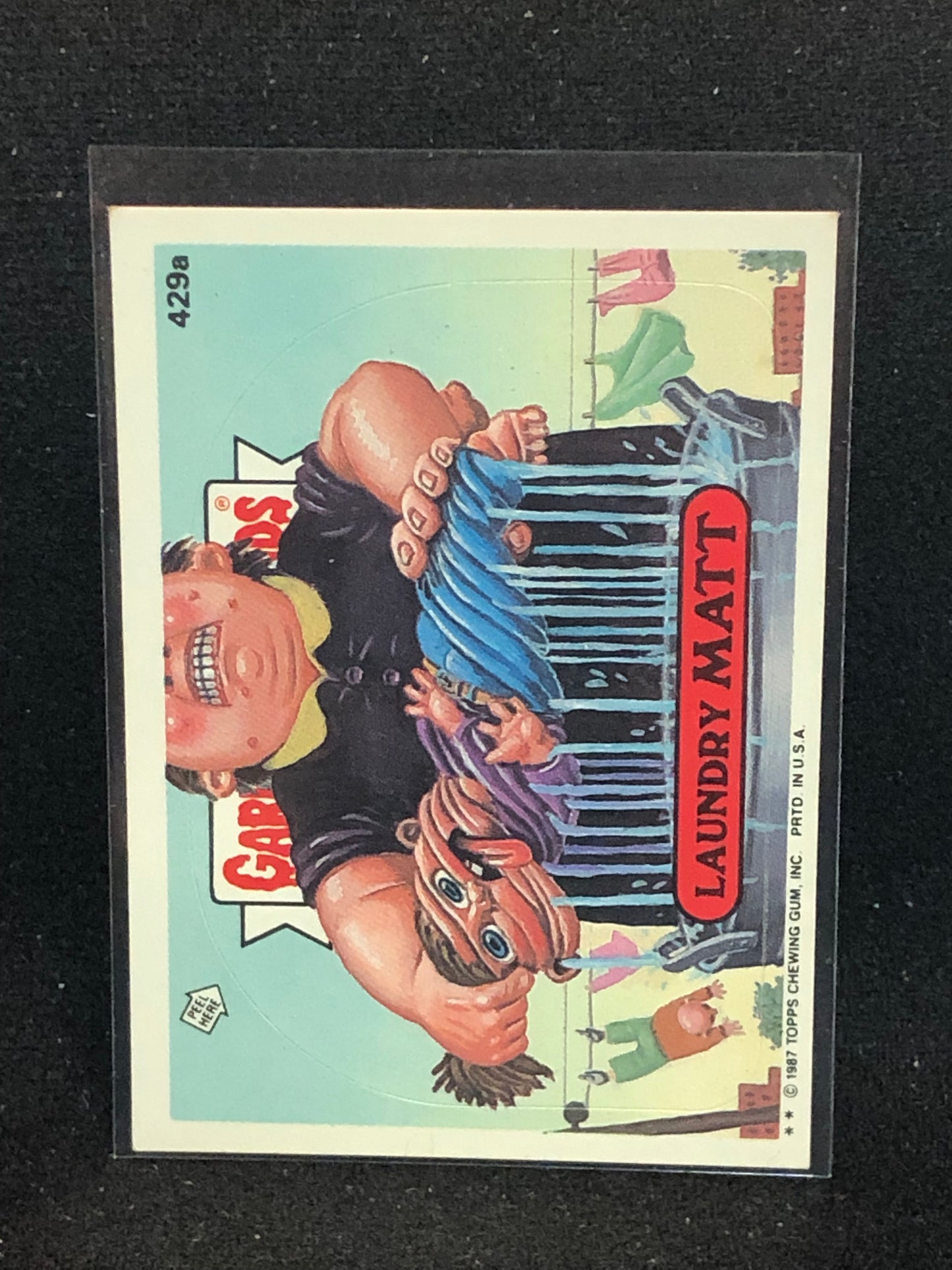 Garbage Pail Kids Original Series 11 (os11) 429a Laundry Matt
