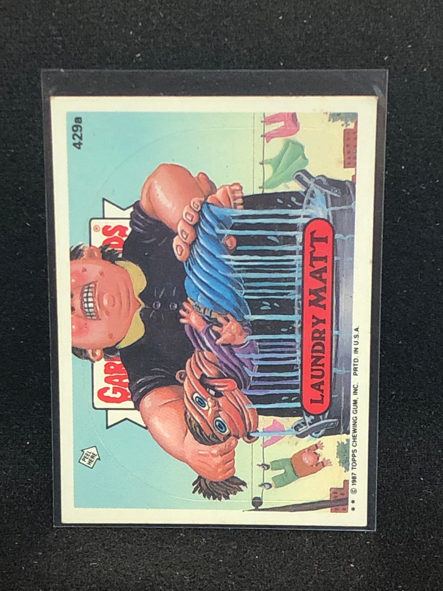 Garbage Pail Kids Original Series 11 (os11) 429a Laundry Matt