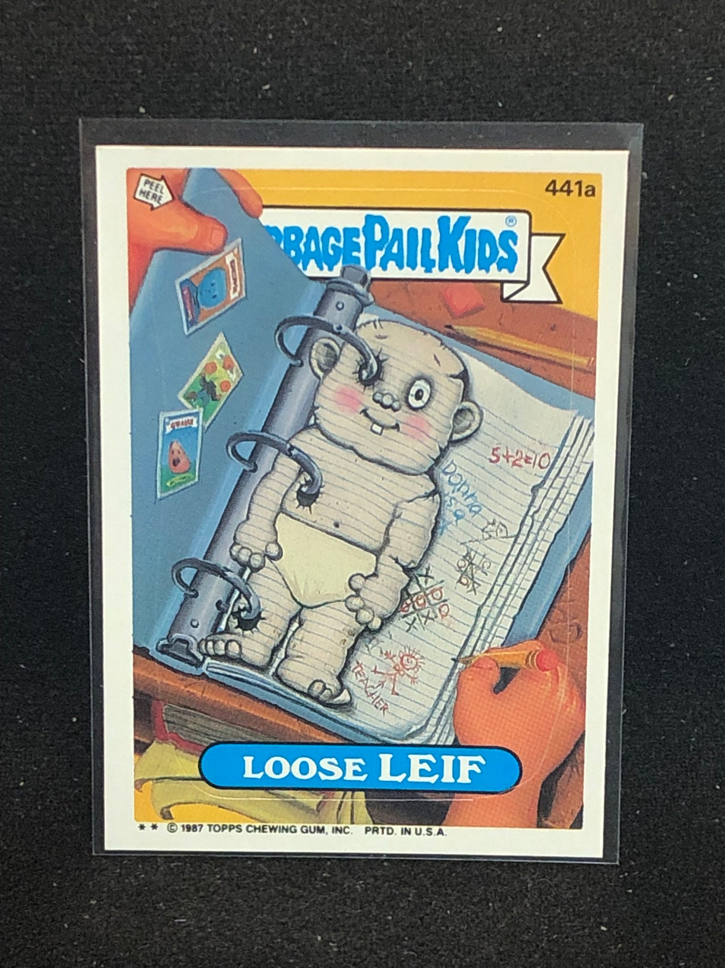 Garbage Pail Kids Original Series 11 (os11) 441a Loose Leif