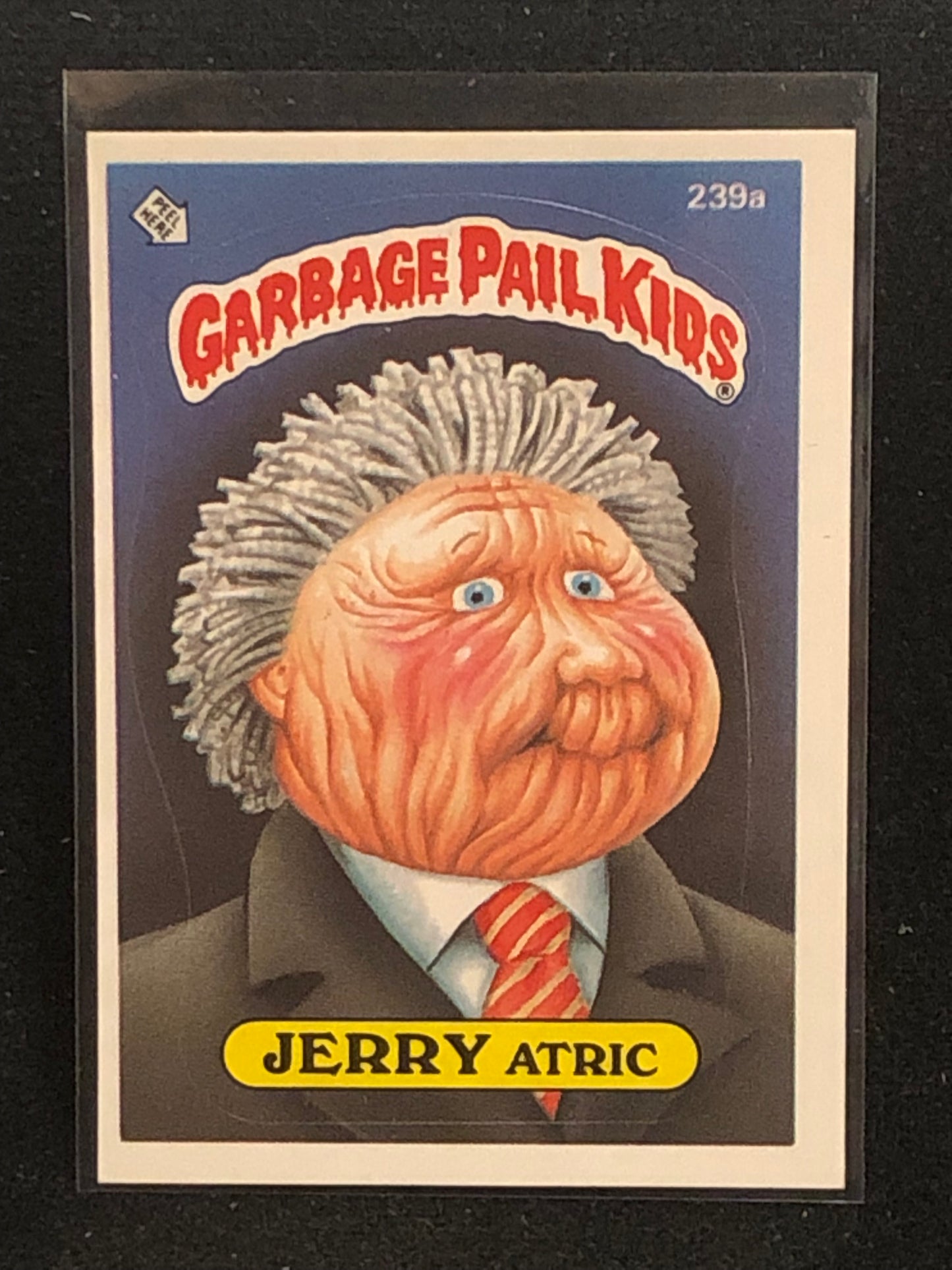 Garbage Pail Kids Original Series 6 (os6) 239a Jerry Atric