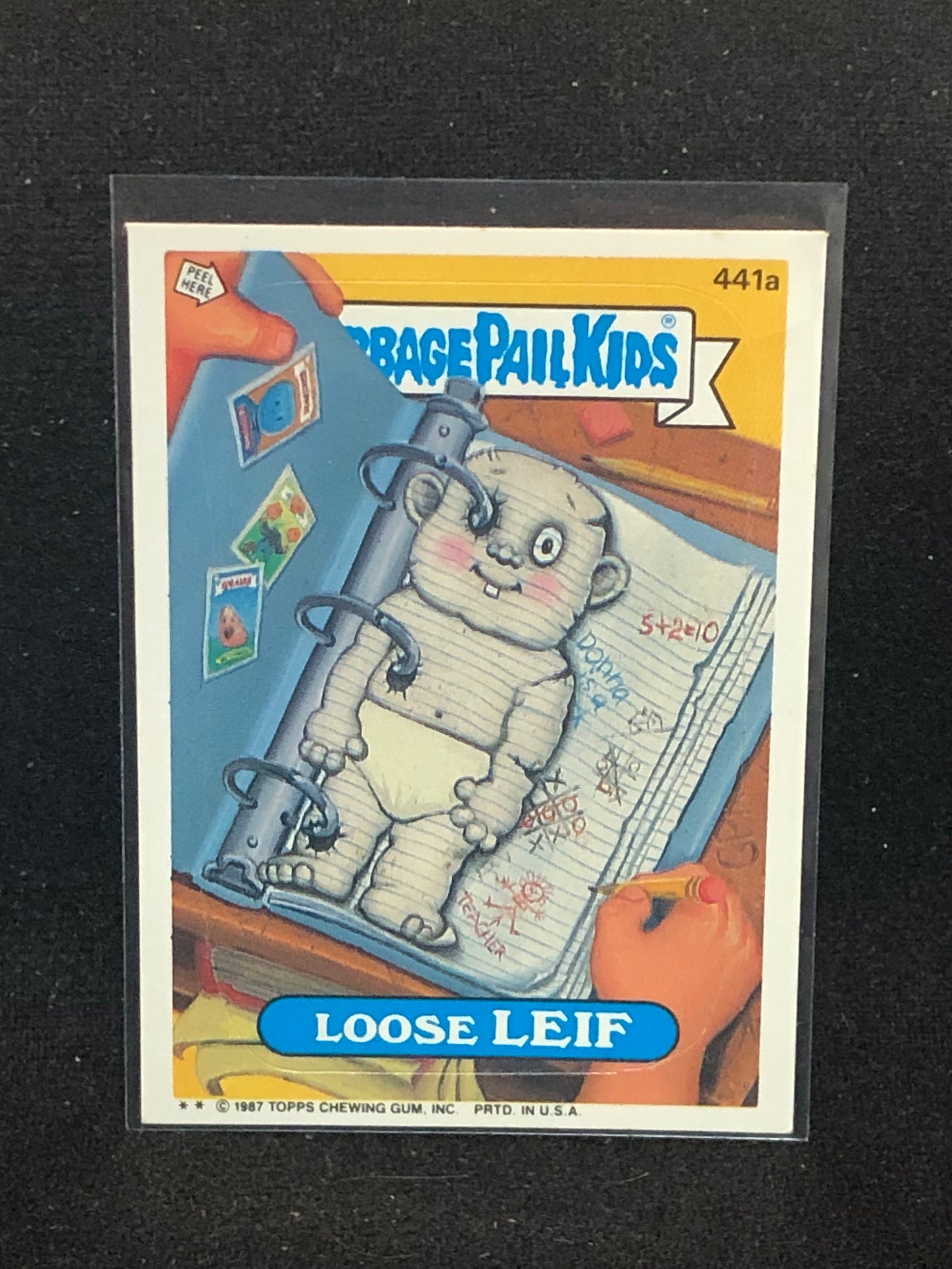 Garbage Pail Kids Original Series 11 (os11) 441a Loose Leif