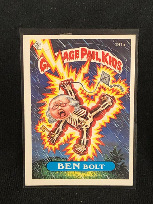 Garbage Pail Kids Original Series 5 (os5) 191a Ben Bolt