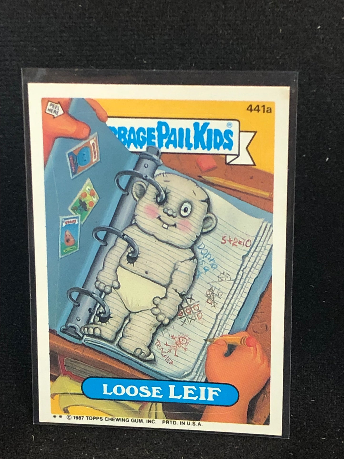 Garbage Pail Kids Original Series 11 (os11) 441a Loose Leif