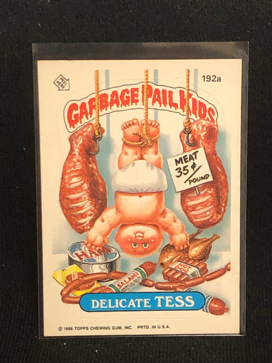 Garbage Pail Kids Original Series 5 (os5) 192a Delicate Tess