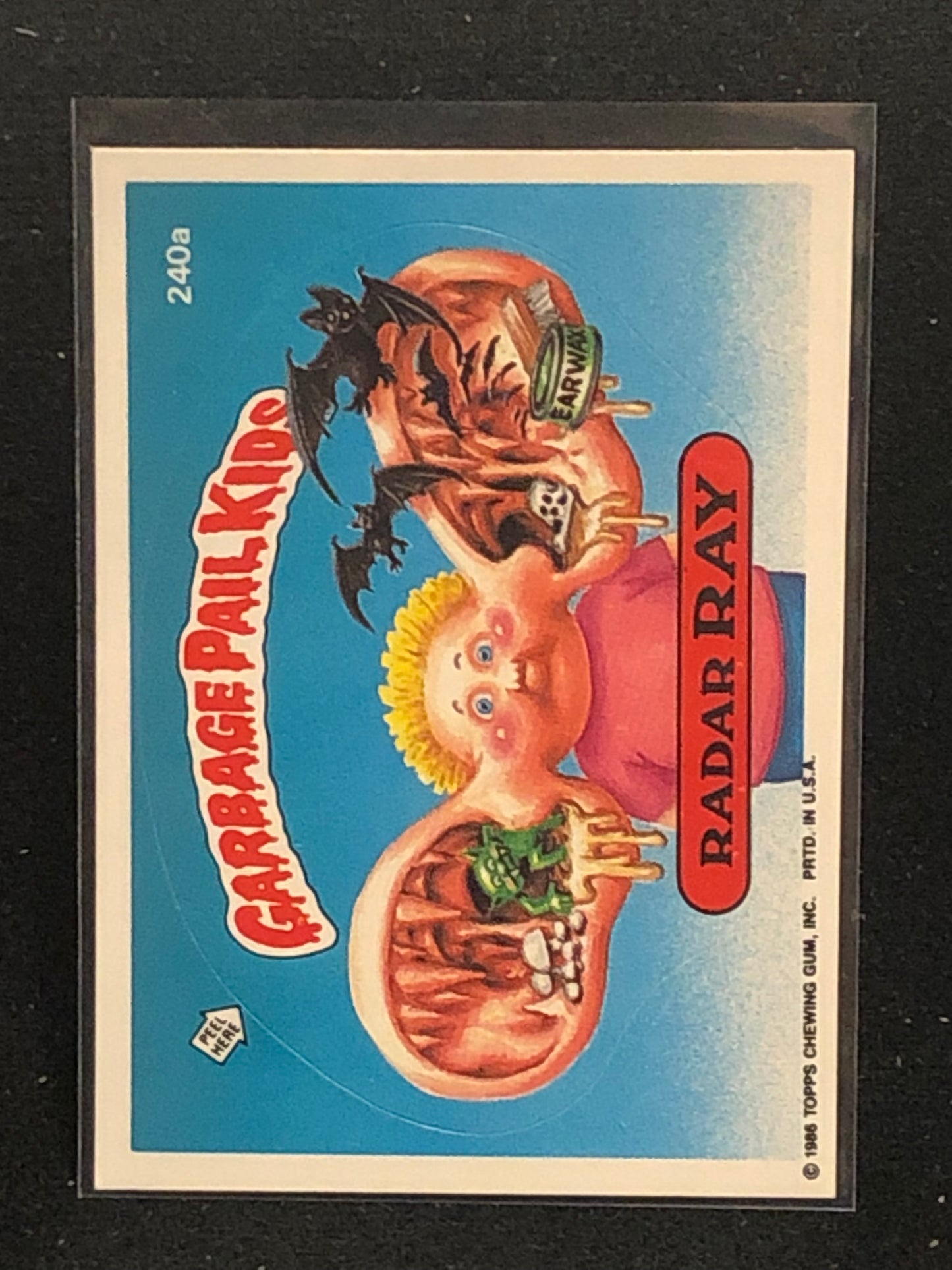 Garbage Pail Kids Original Series 6 (os6) 240a Radar Ray