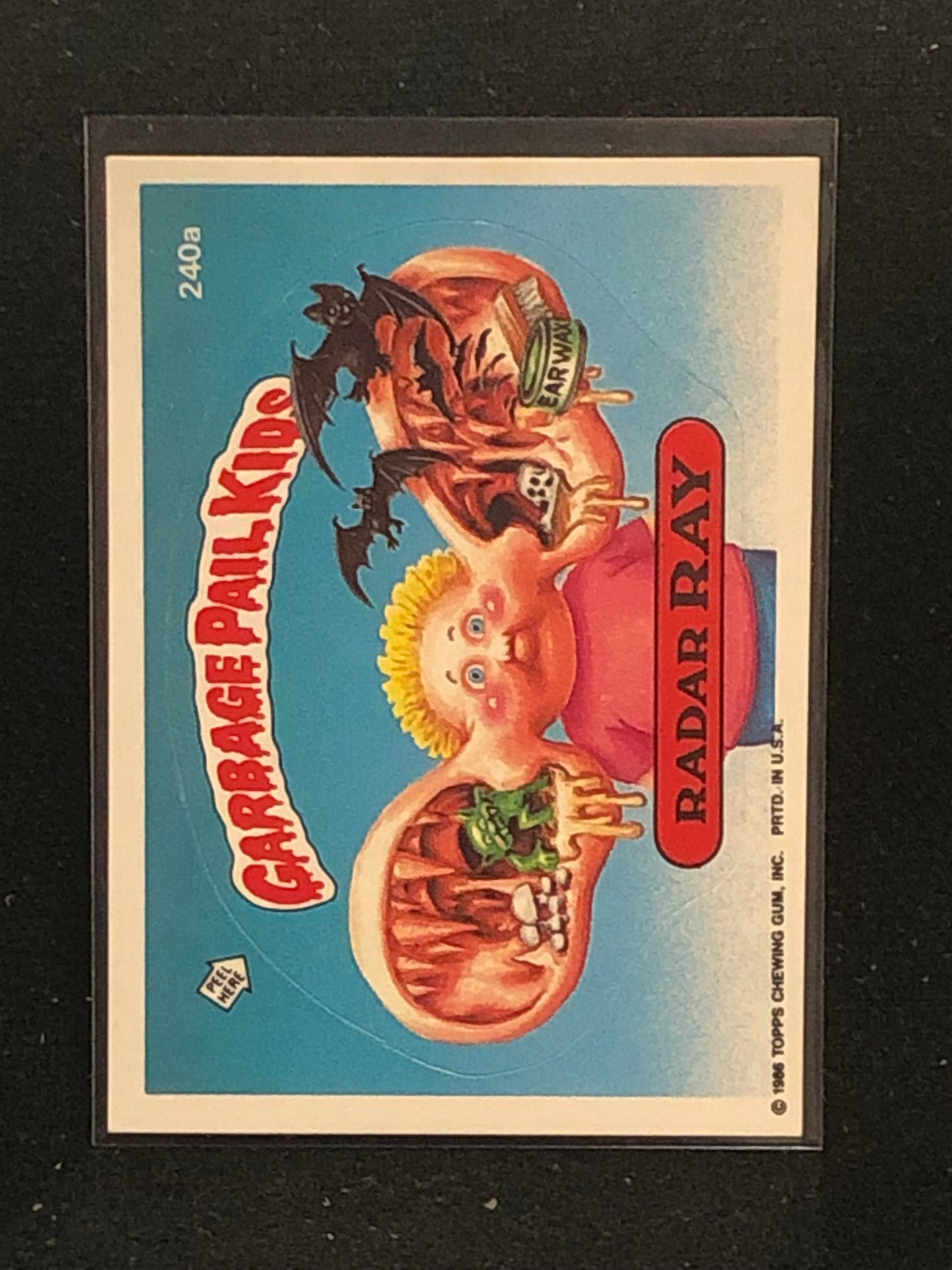 Garbage Pail Kids Original Series 6 (os6) 240a Radar Ray