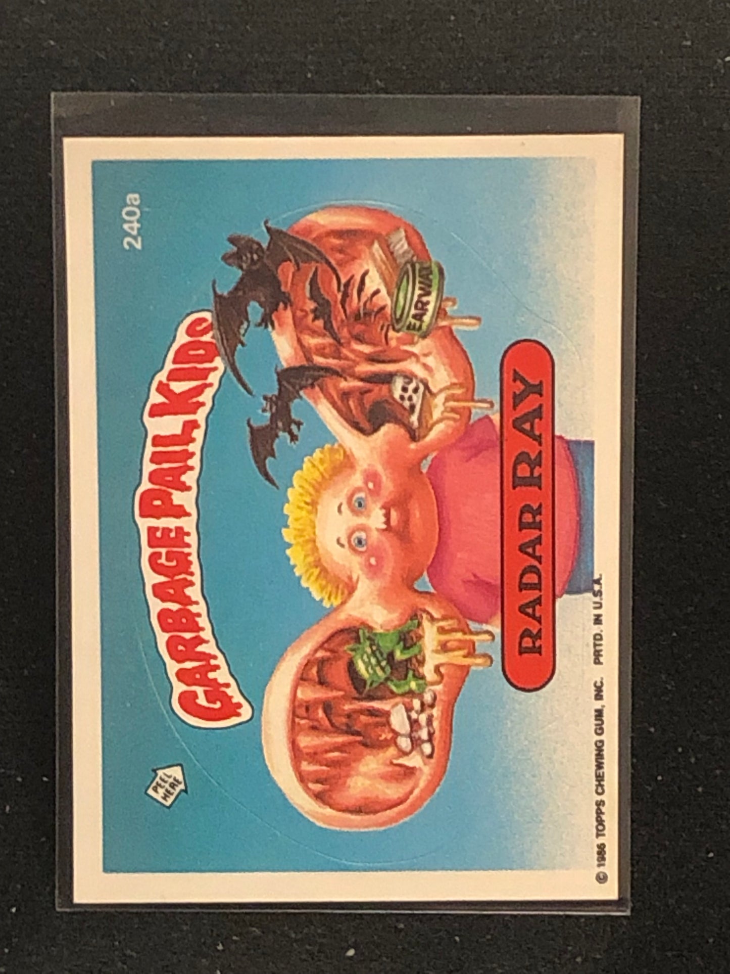 Garbage Pail Kids Original Series 6 (os6) 240a Radar Ray