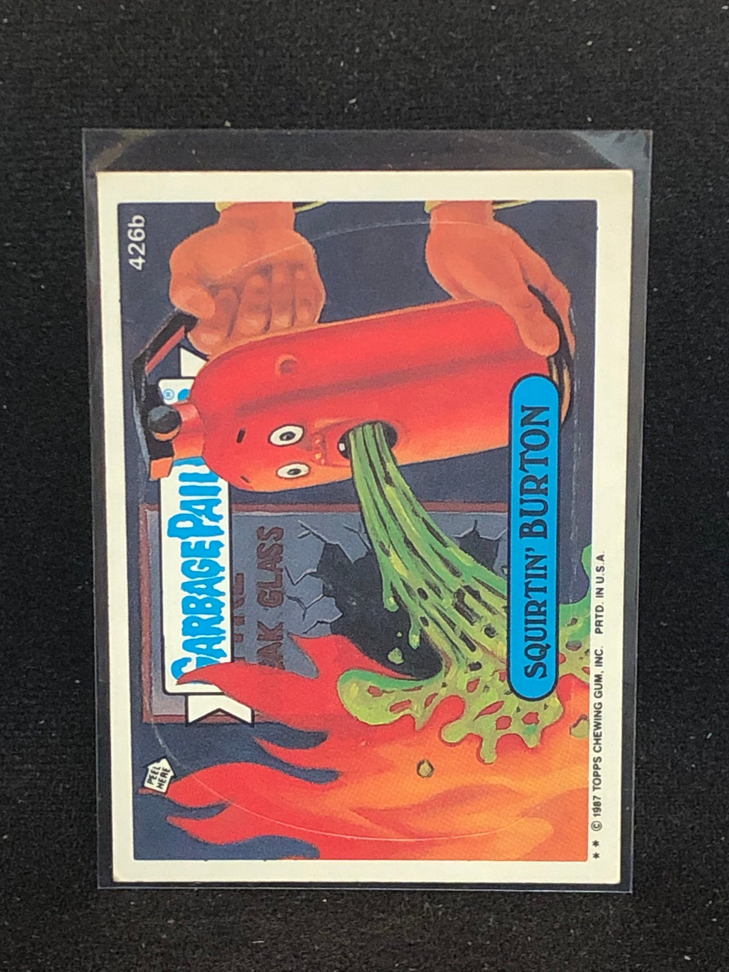 Garbage Pail Kids Original Series 11 (os11) 426b Squirtin Burton