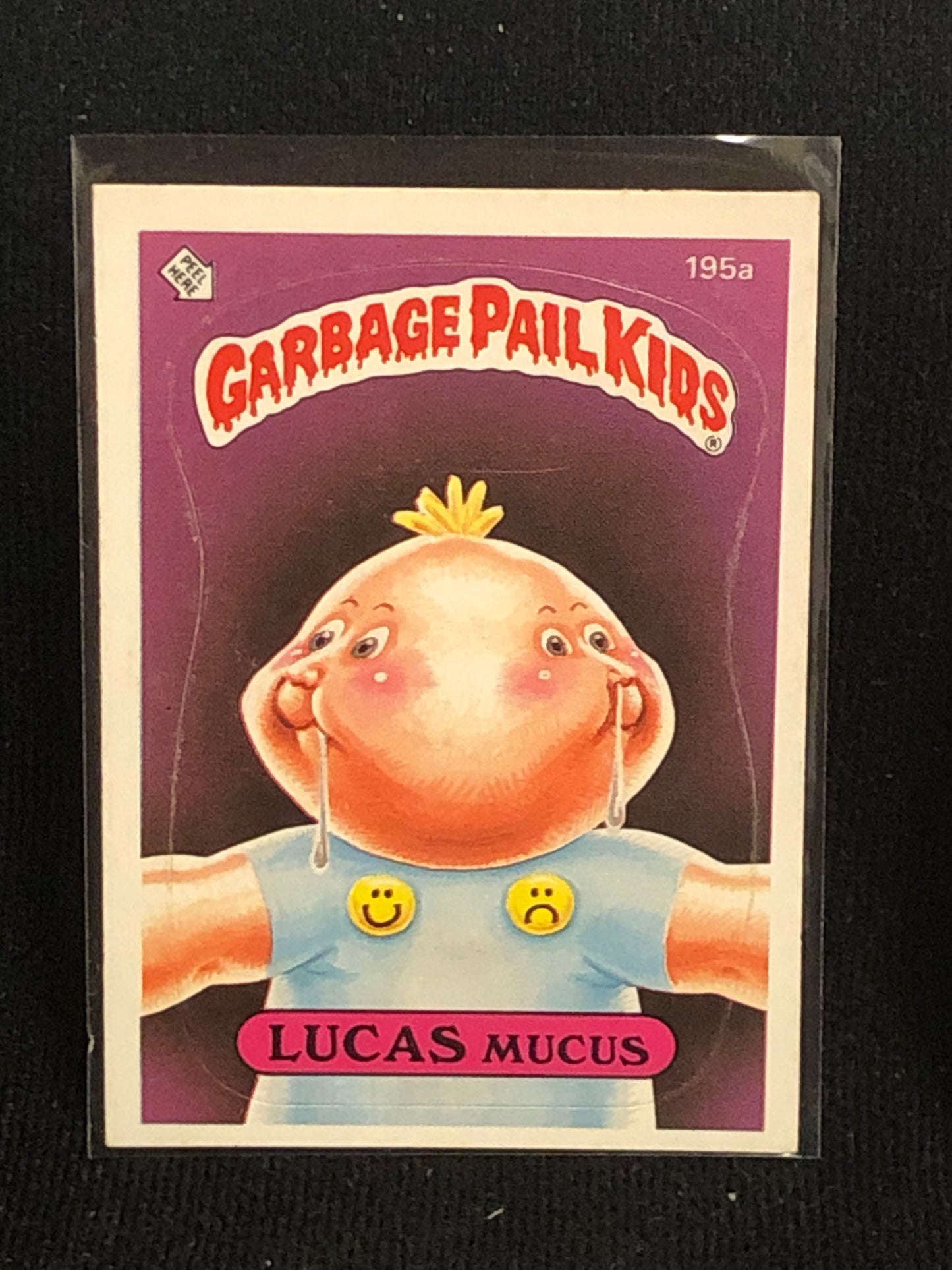 Garbage Pail Kids Original Series 5 (os5) 195a Lucas Mucus